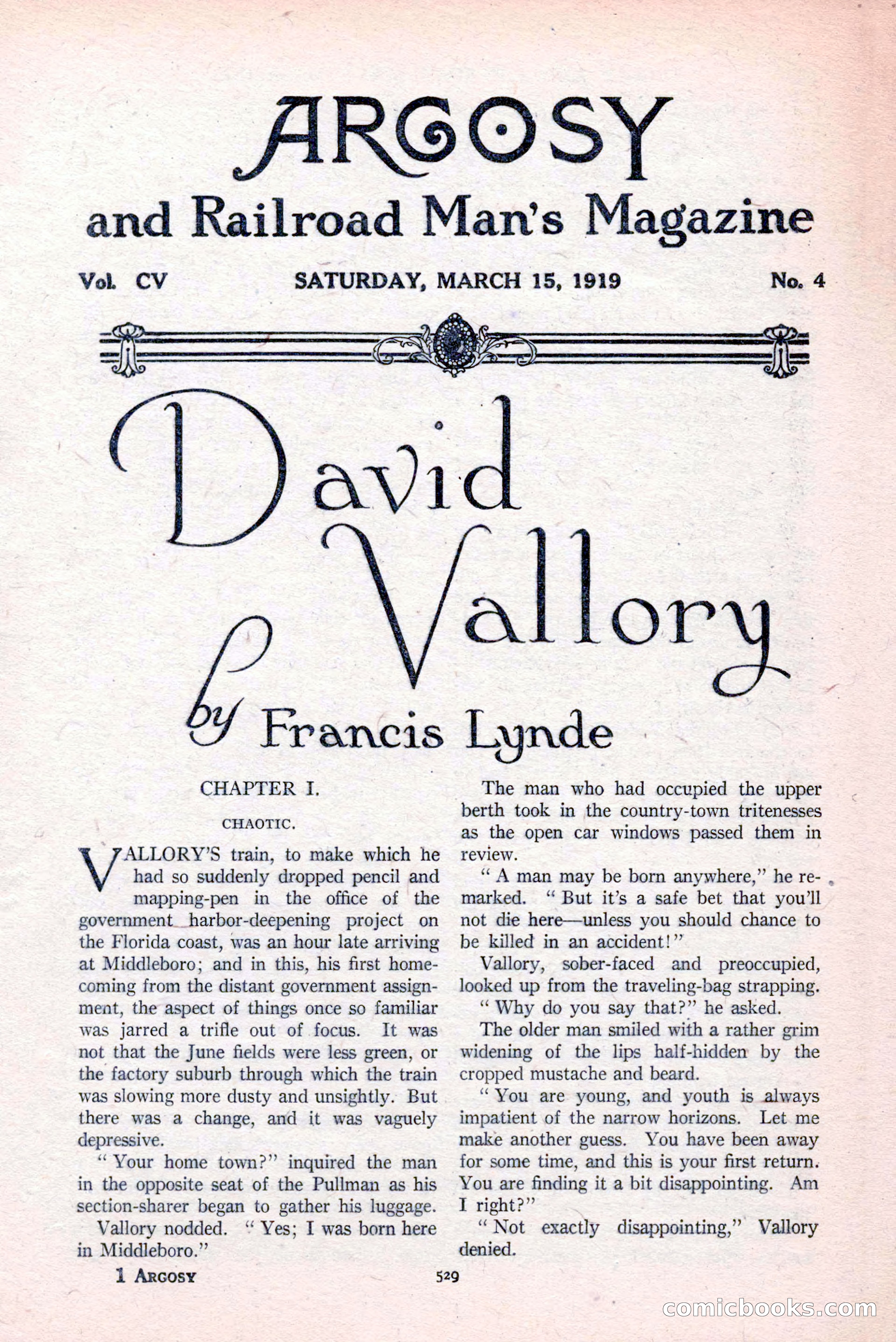Argosy and Railroad Man's Magazine, March 15, 1919 — page 11 of 196