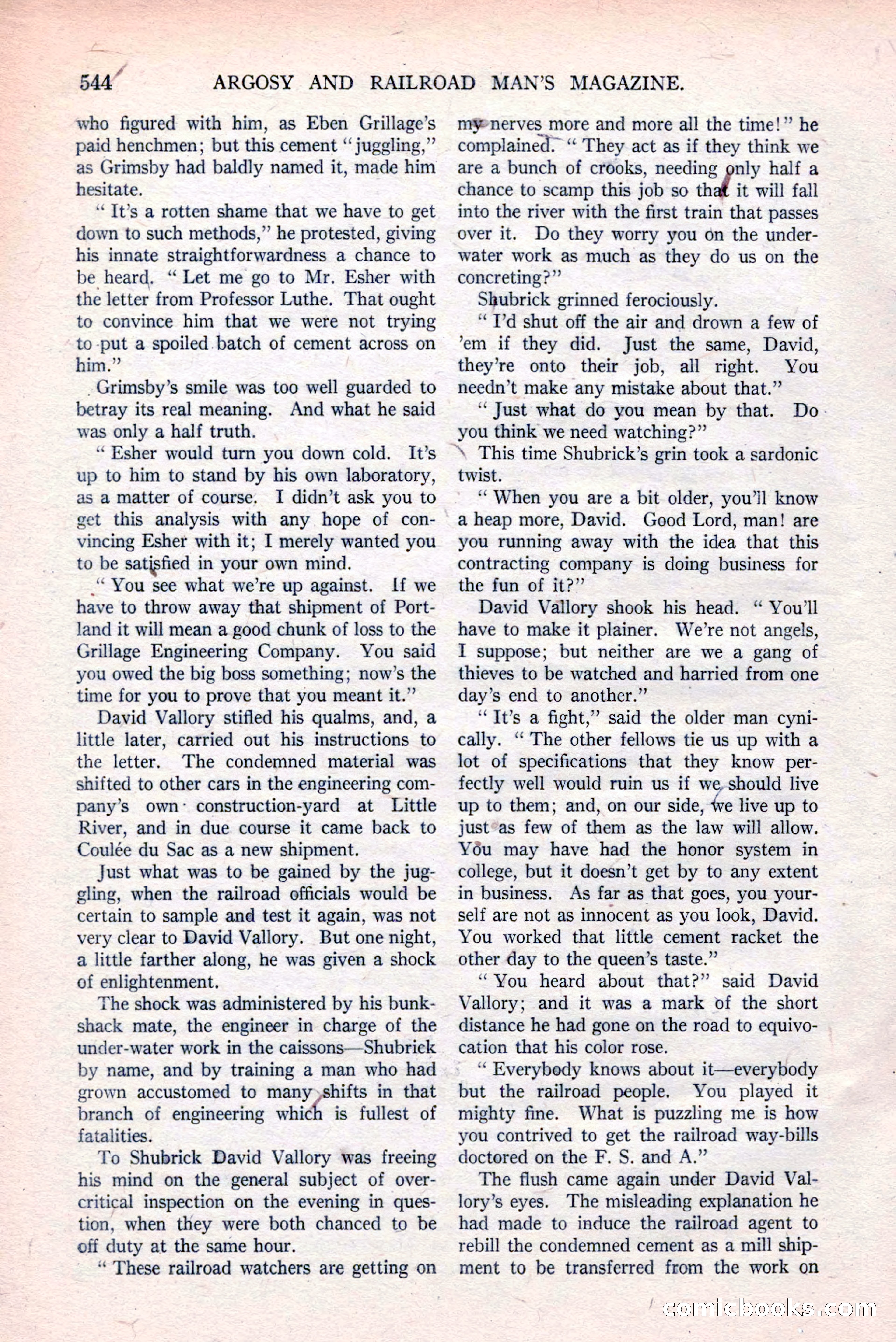 Argosy and Railroad Man's Magazine, March 15, 1919 — page 26 of 196