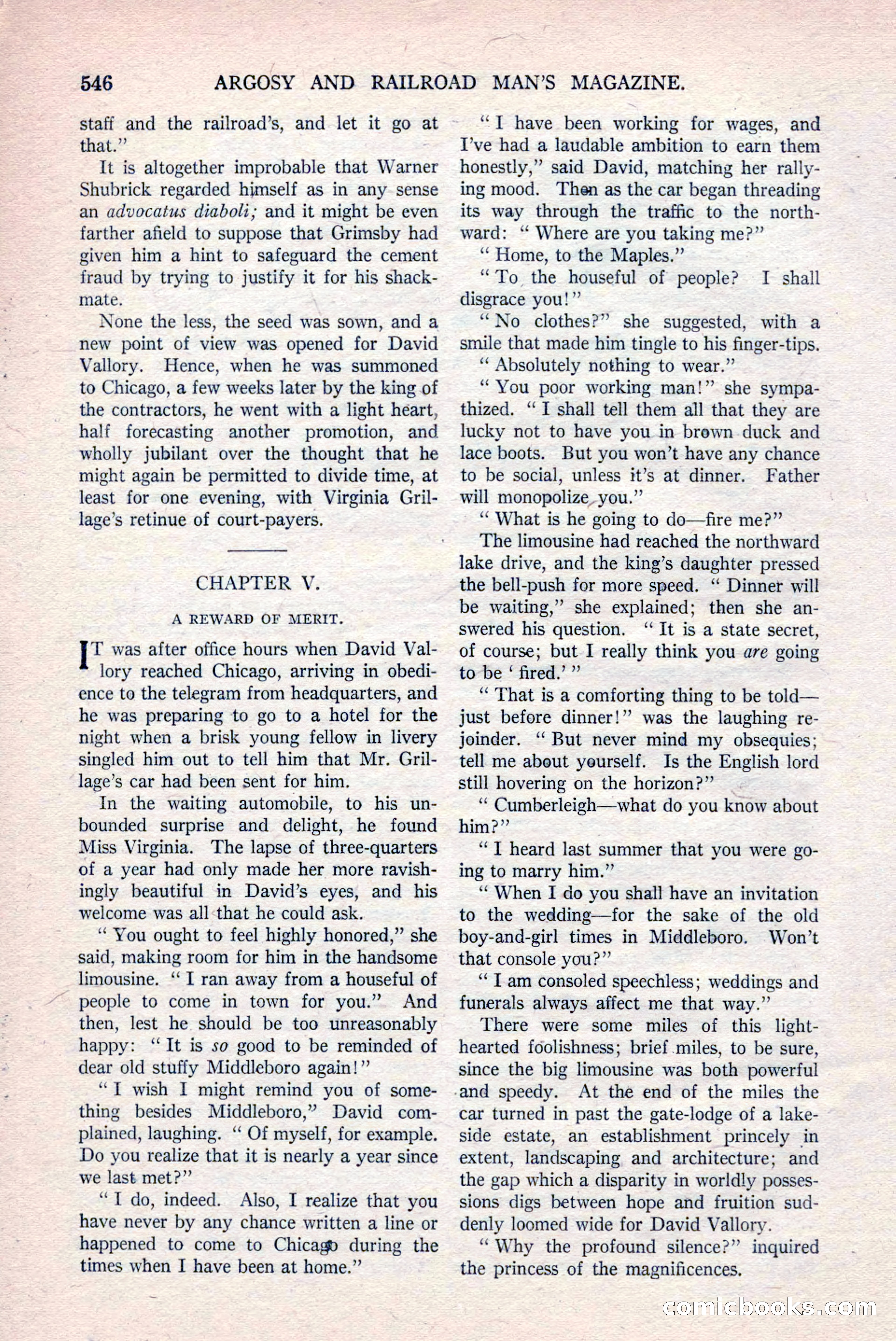 Argosy and Railroad Man's Magazine, March 15, 1919 — page 28 of 196