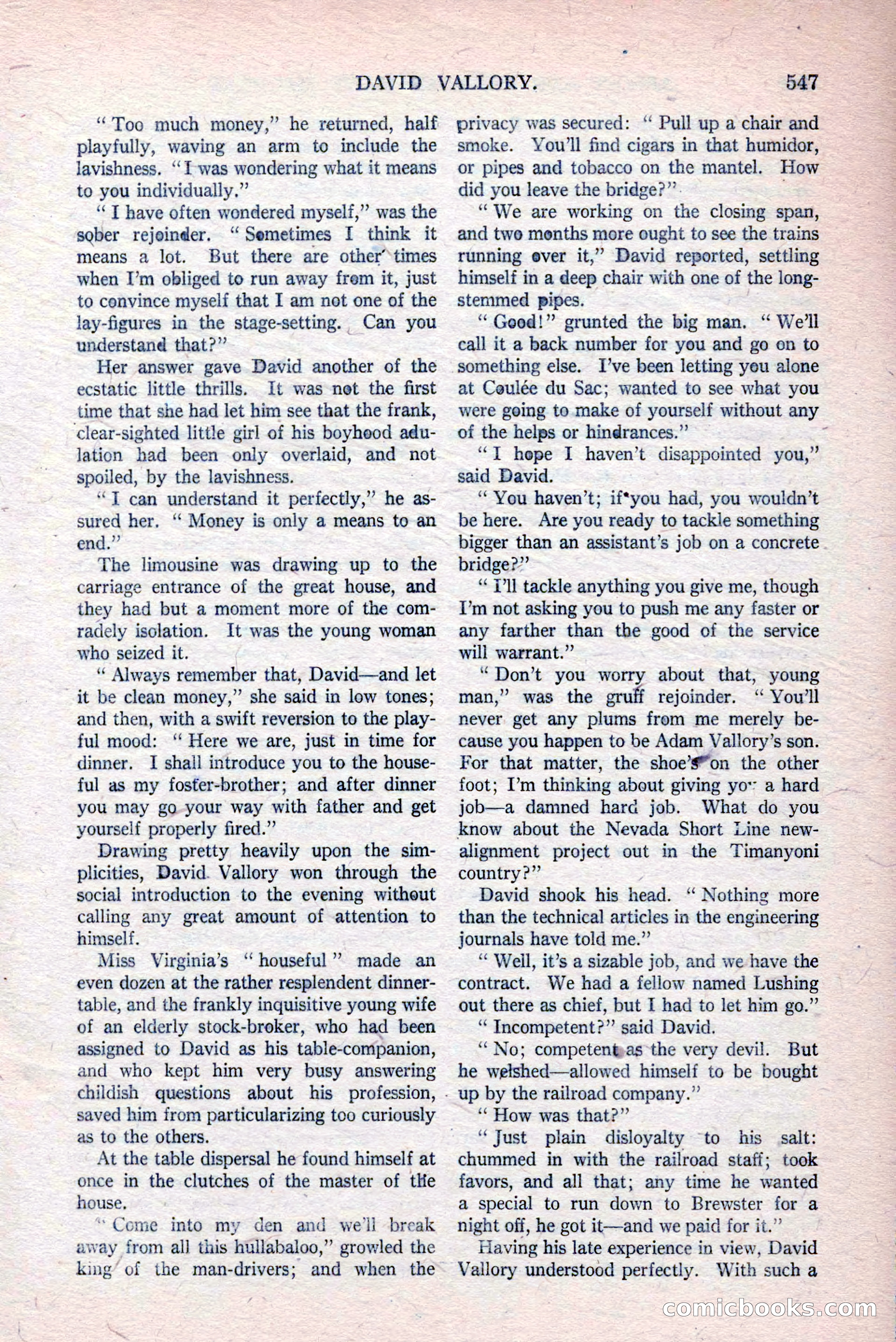 Argosy and Railroad Man's Magazine, March 15, 1919 — page 29 of 196