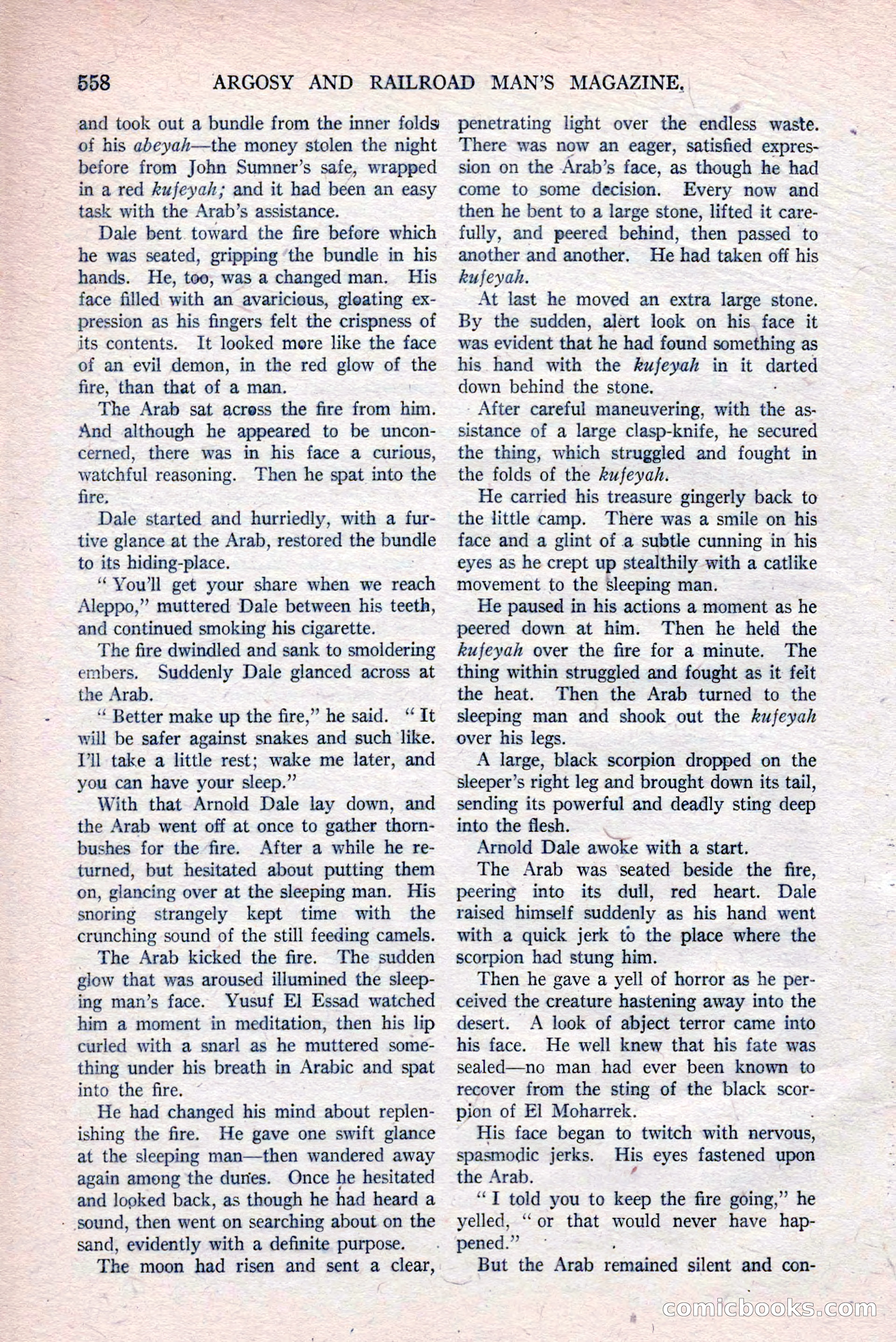 Argosy and Railroad Man's Magazine, March 15, 1919 — page 40 of 196