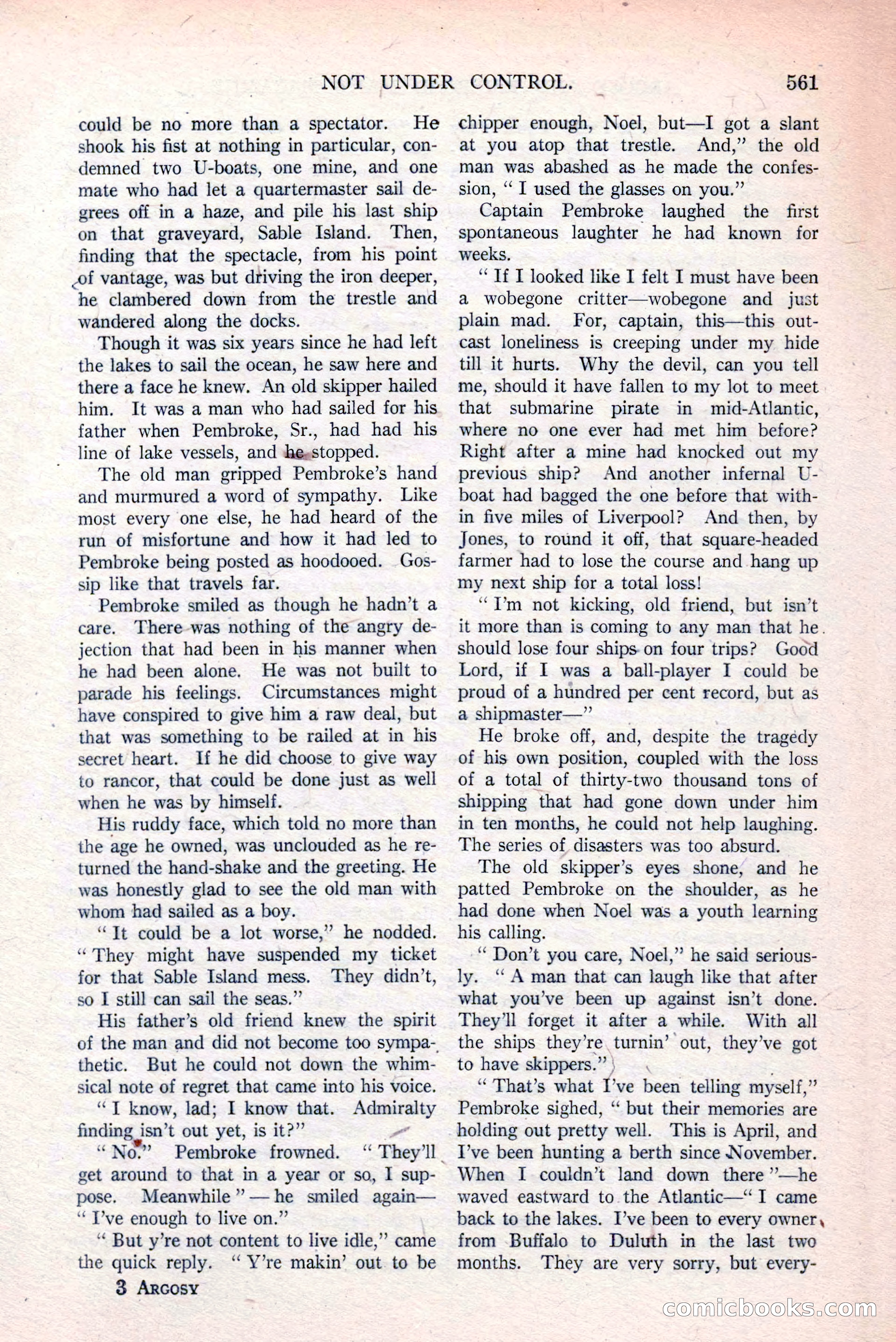 Argosy and Railroad Man's Magazine, March 15, 1919 — page 43 of 196