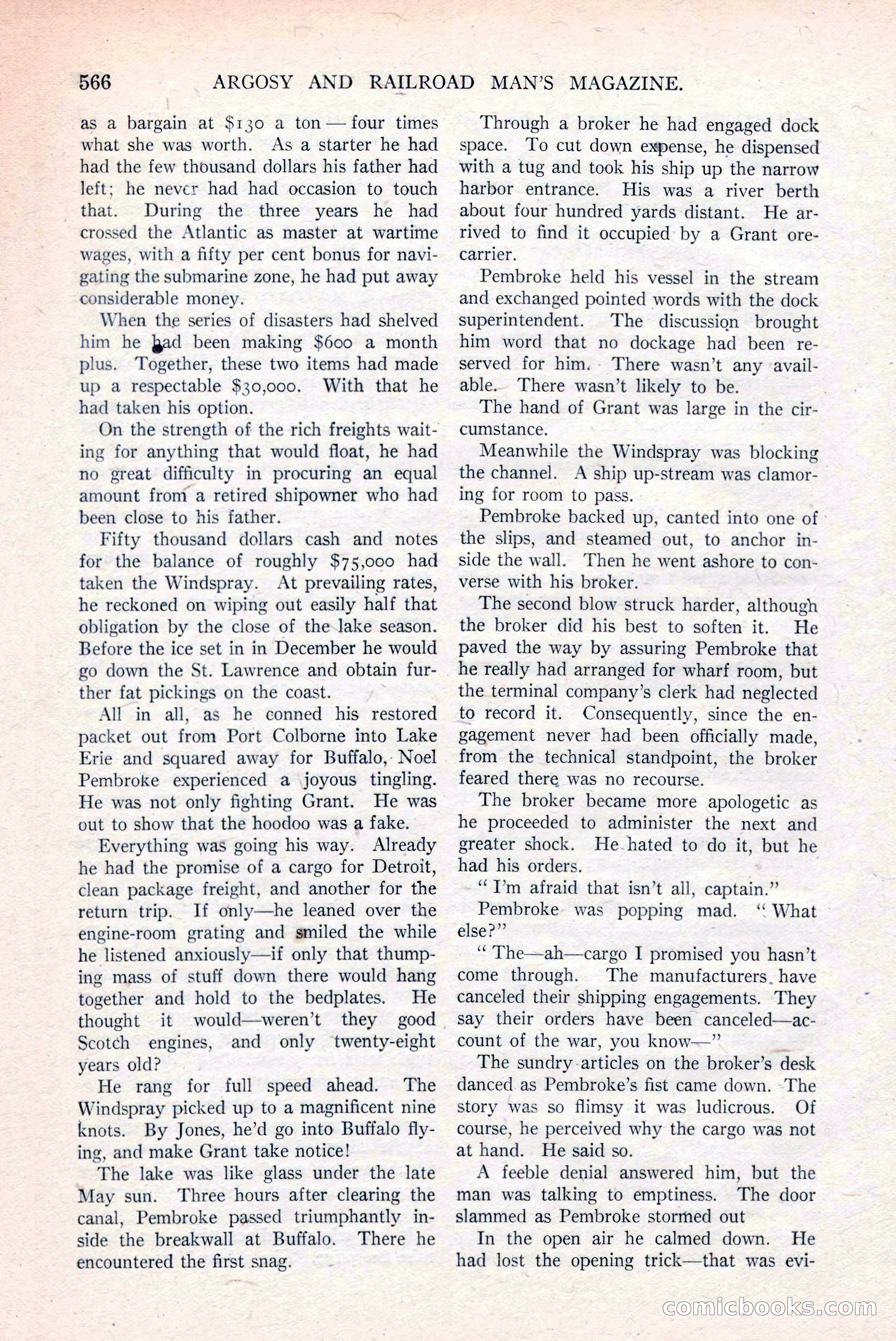 Argosy and Railroad Man's Magazine, March 15, 1919 — page 48 of 196