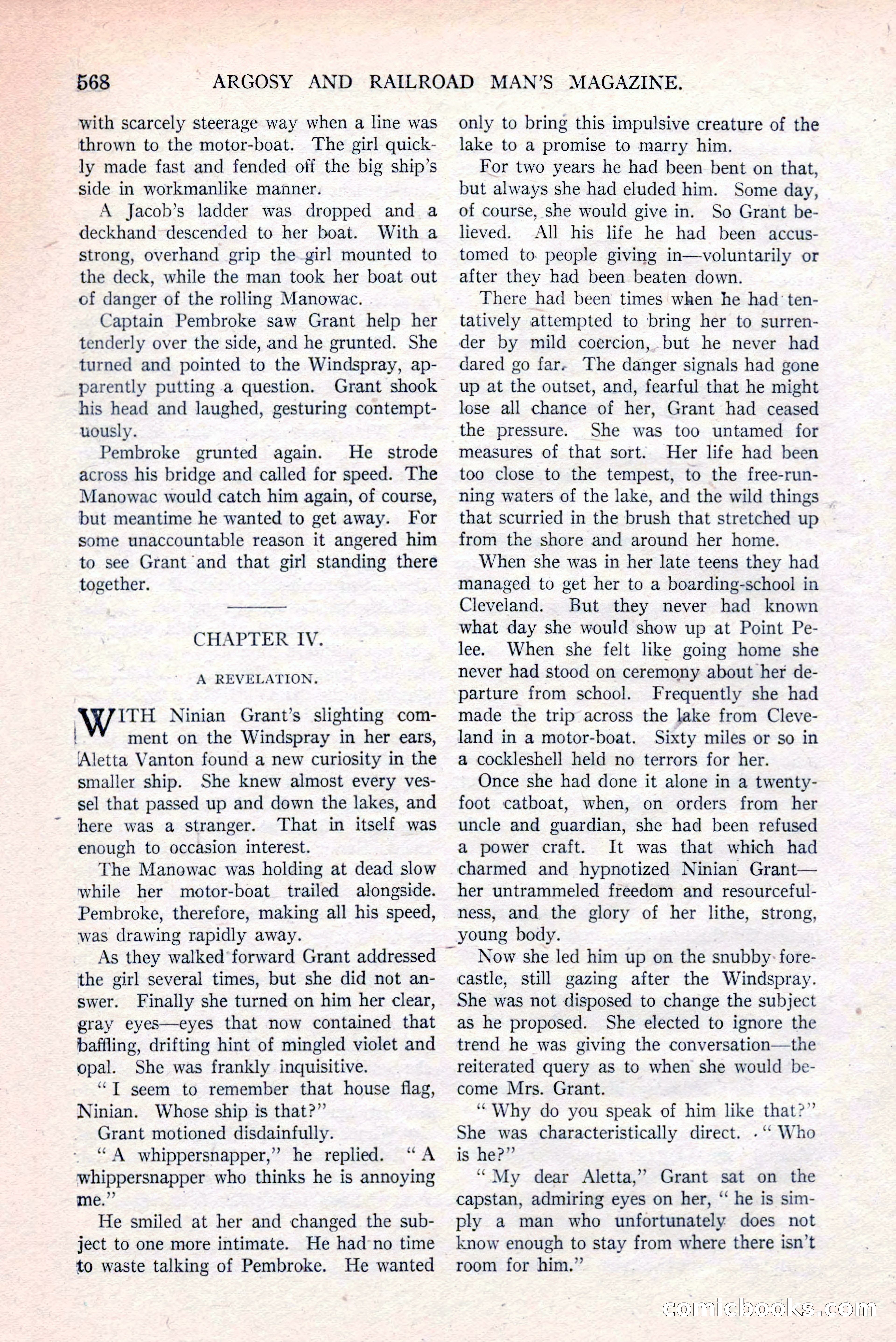 Argosy and Railroad Man's Magazine, March 15, 1919 — page 50 of 196