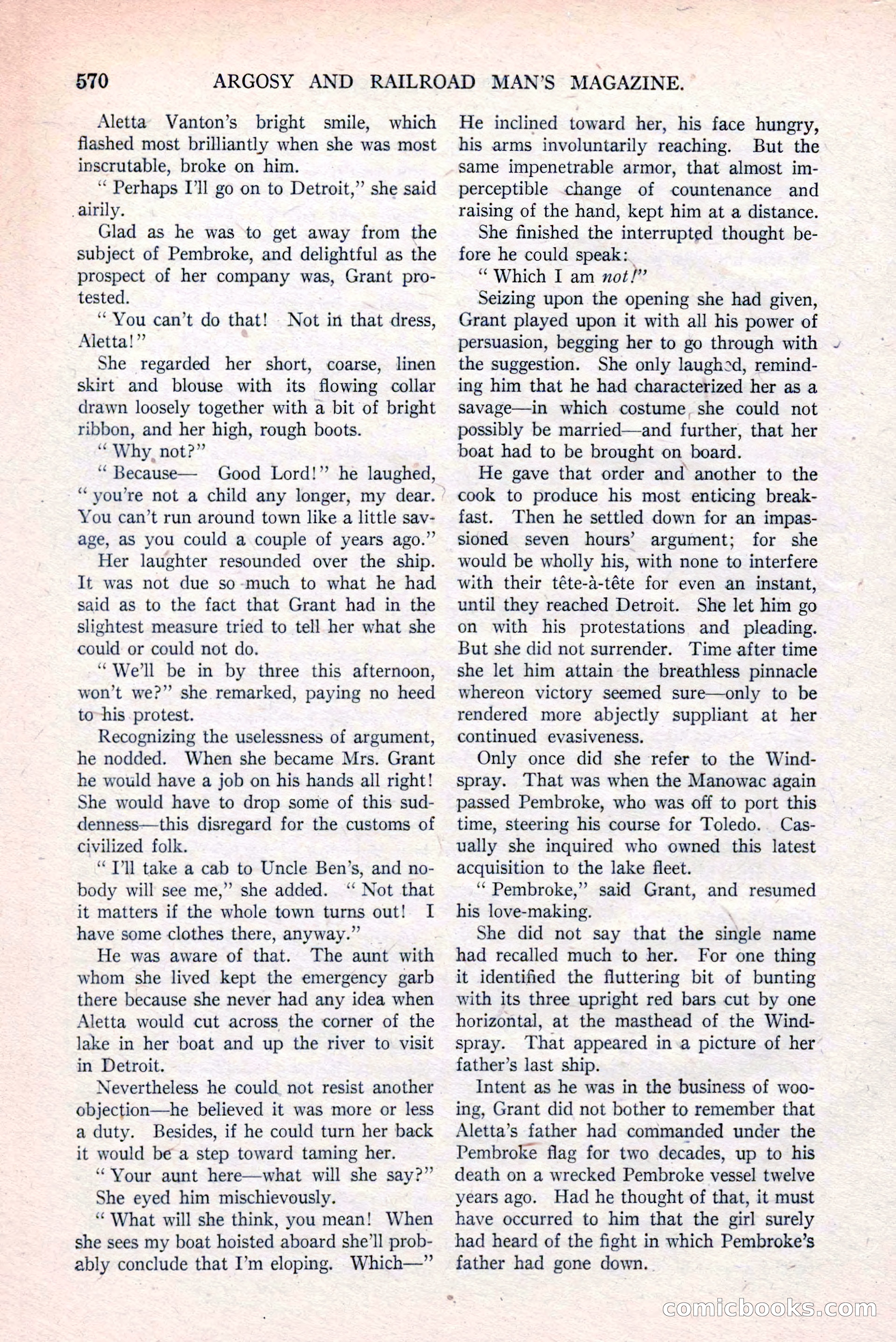 Argosy and Railroad Man's Magazine, March 15, 1919 — page 52 of 196