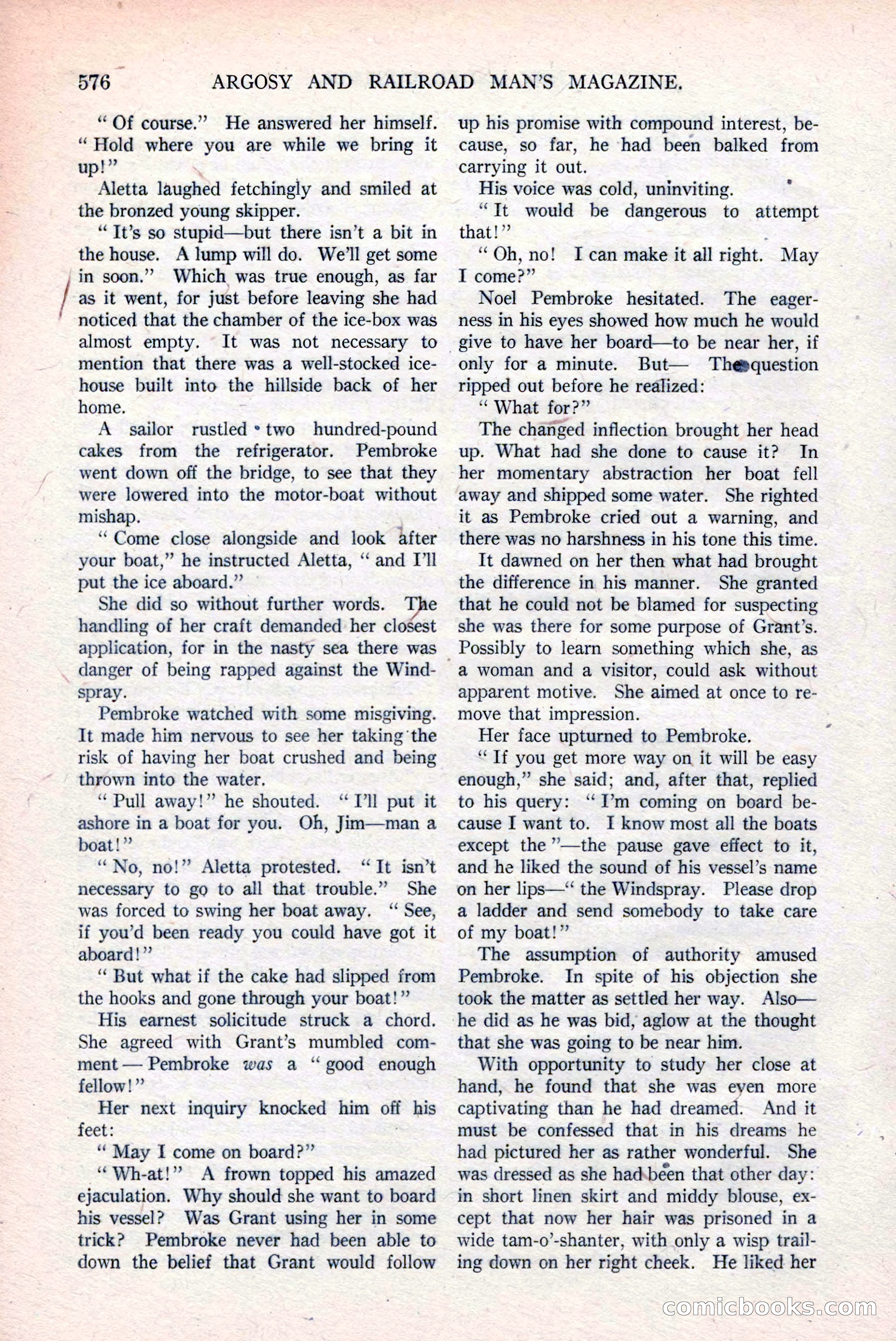 Argosy and Railroad Man's Magazine, March 15, 1919 — page 58 of 196