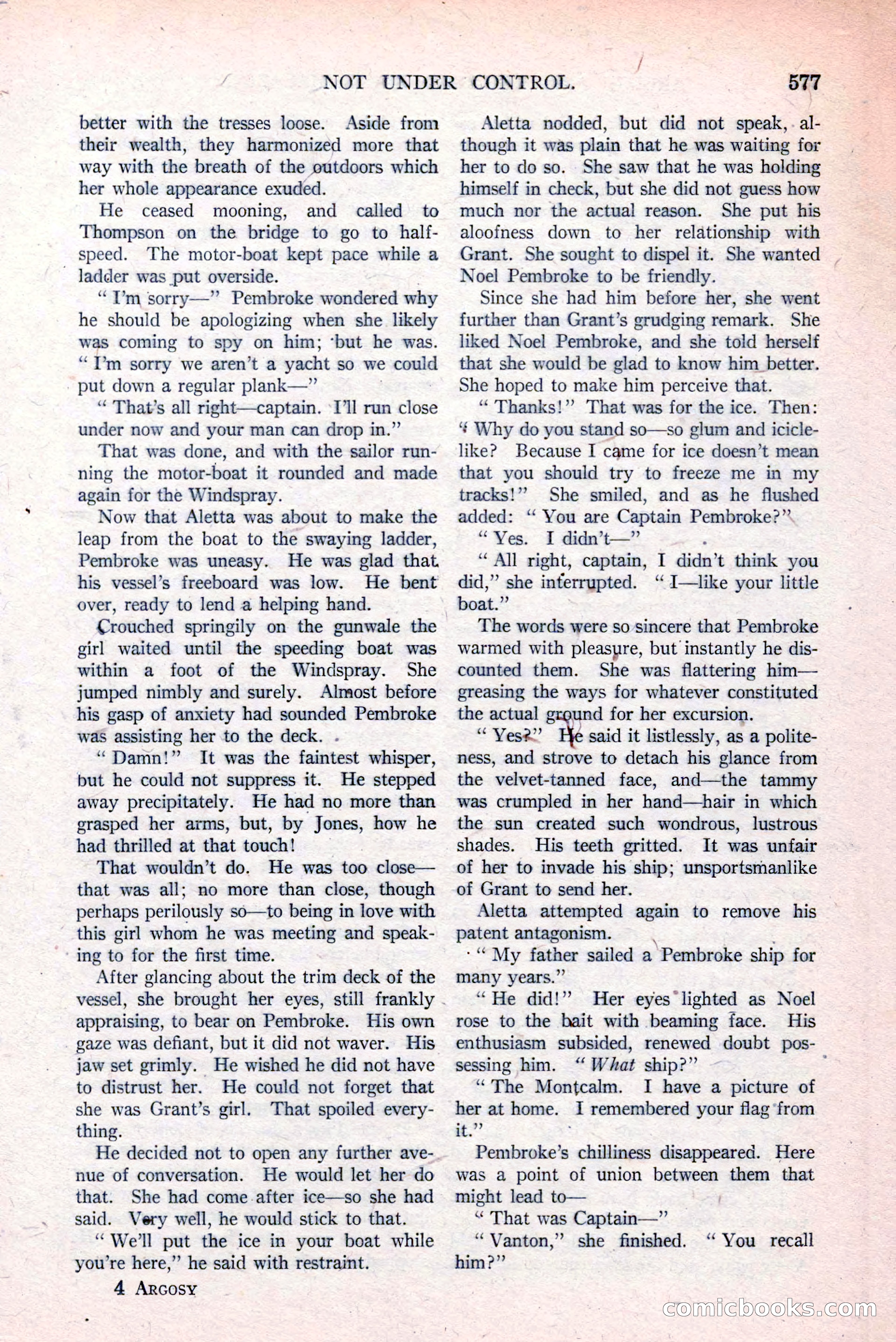Argosy and Railroad Man's Magazine, March 15, 1919 — page 59 of 196