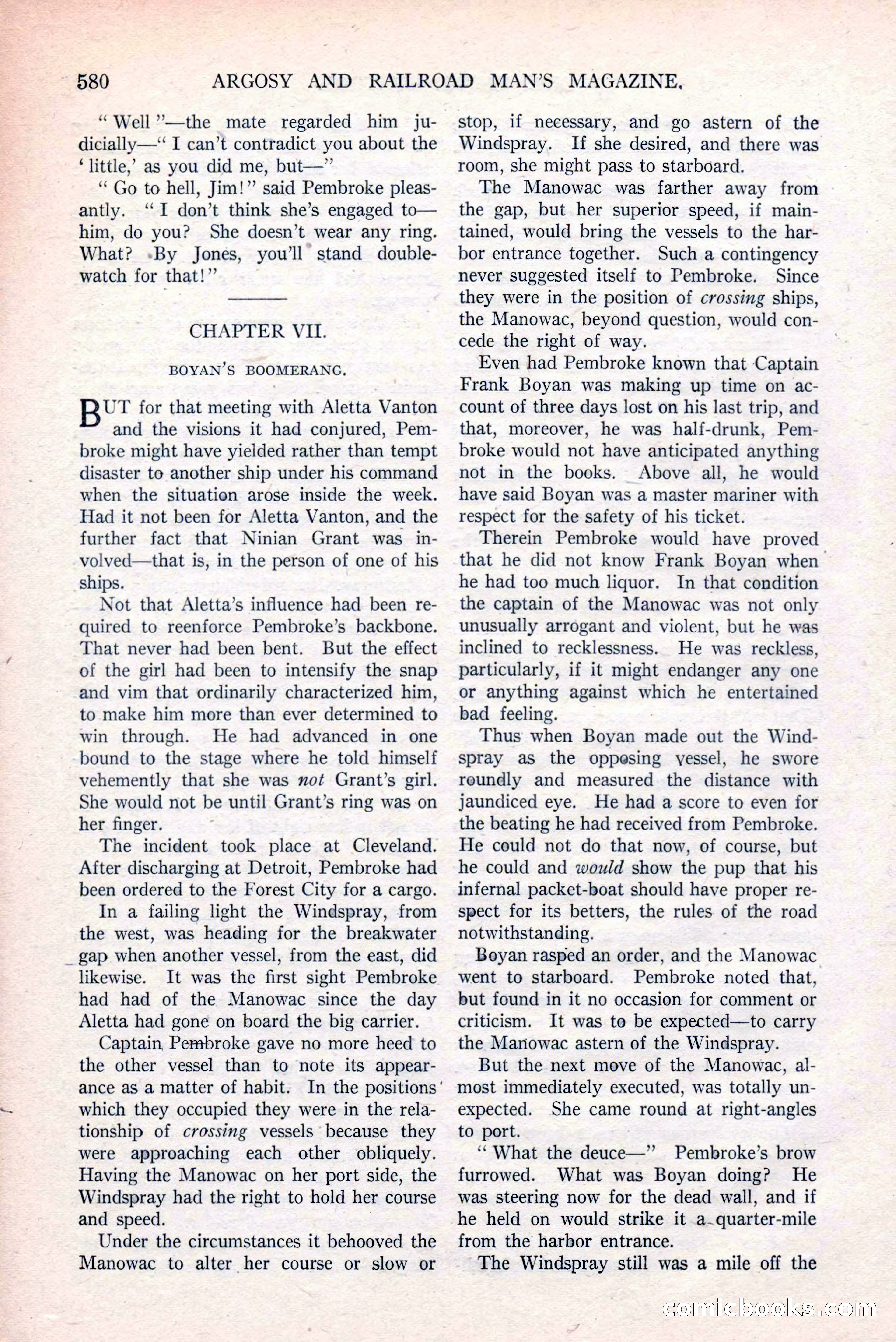 Argosy and Railroad Man's Magazine, March 15, 1919 — page 62 of 196