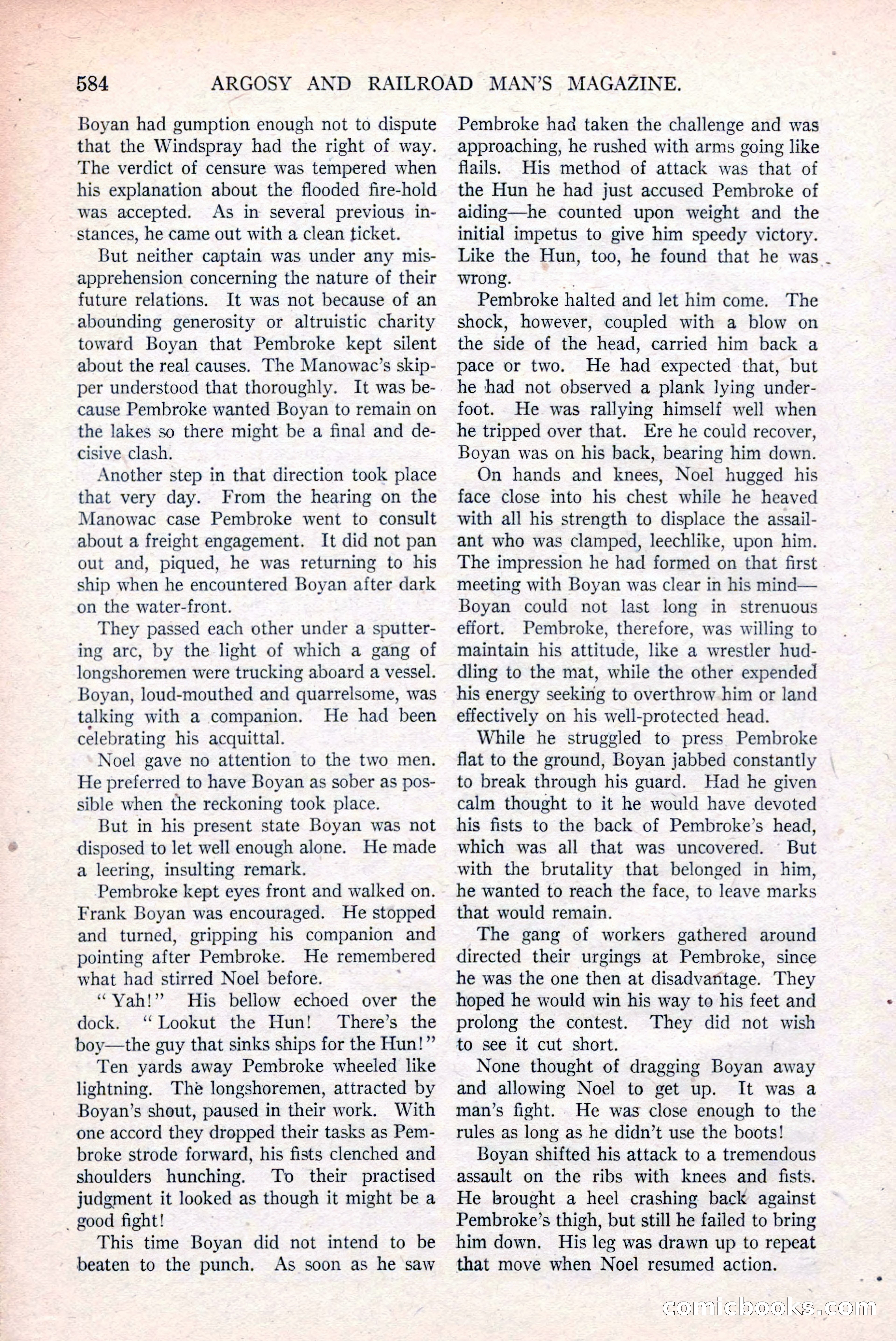 Argosy and Railroad Man's Magazine, March 15, 1919 — page 66 of 196