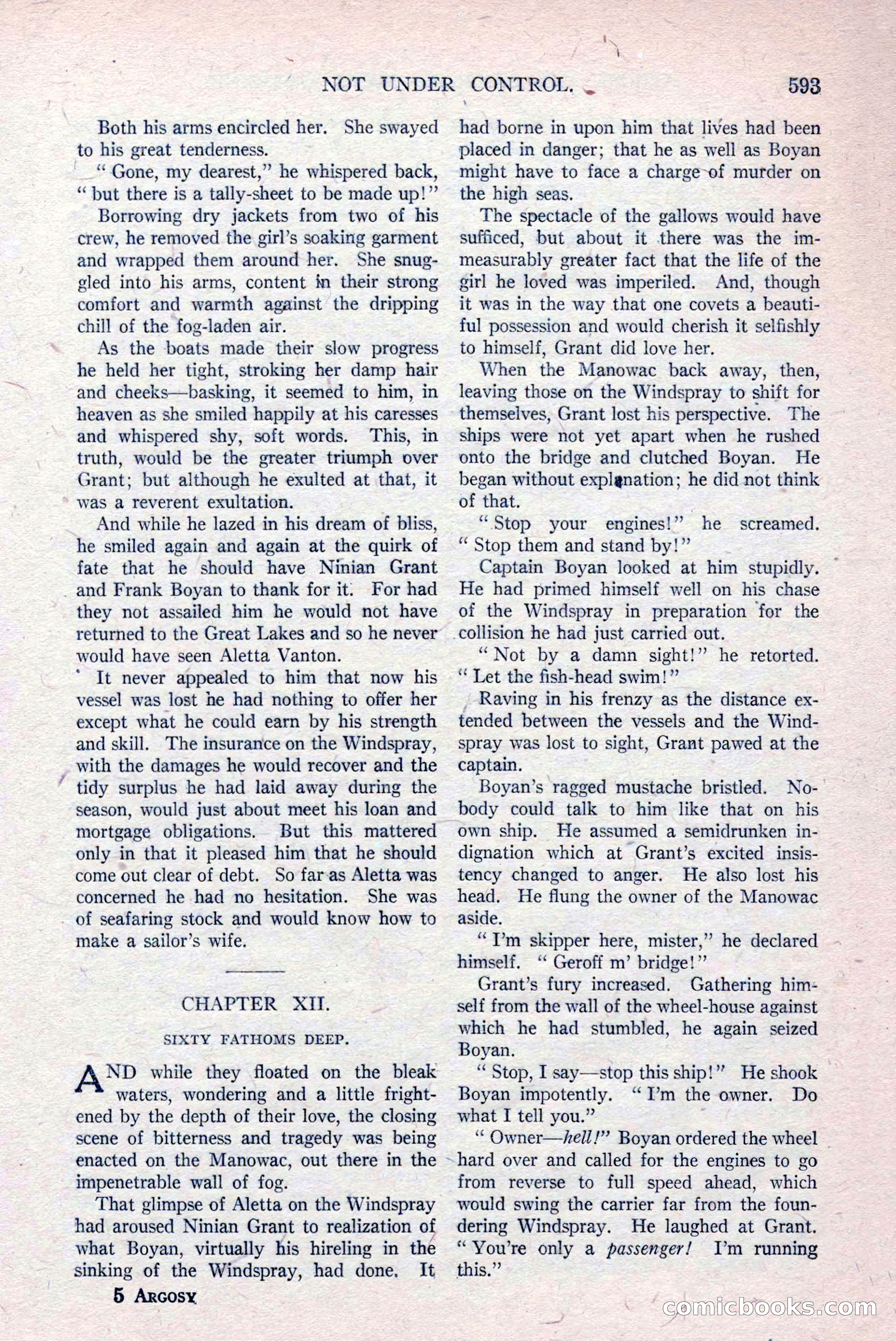 Argosy and Railroad Man's Magazine, March 15, 1919 — page 75 of 196