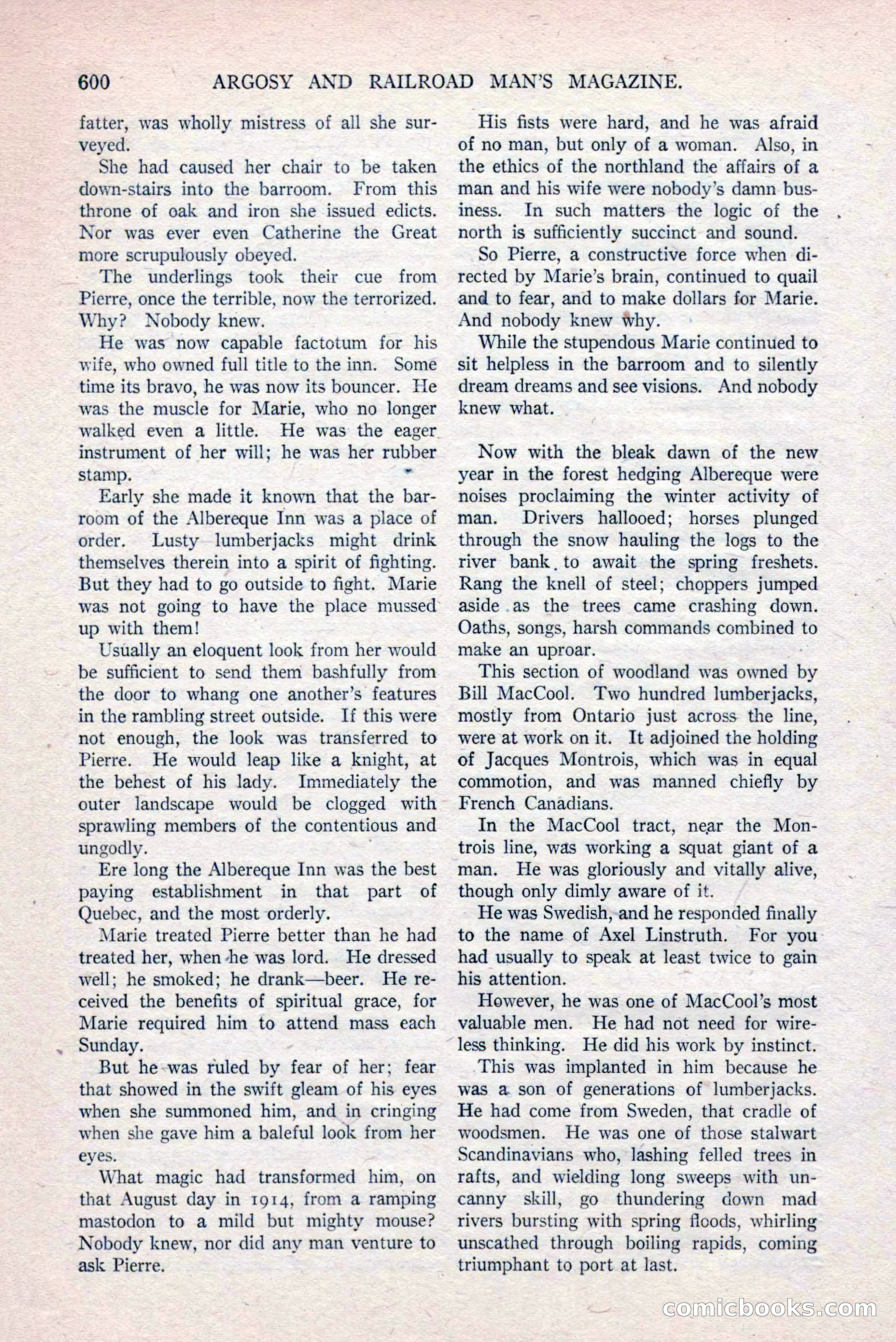 Argosy and Railroad Man's Magazine, March 15, 1919 — page 82 of 196