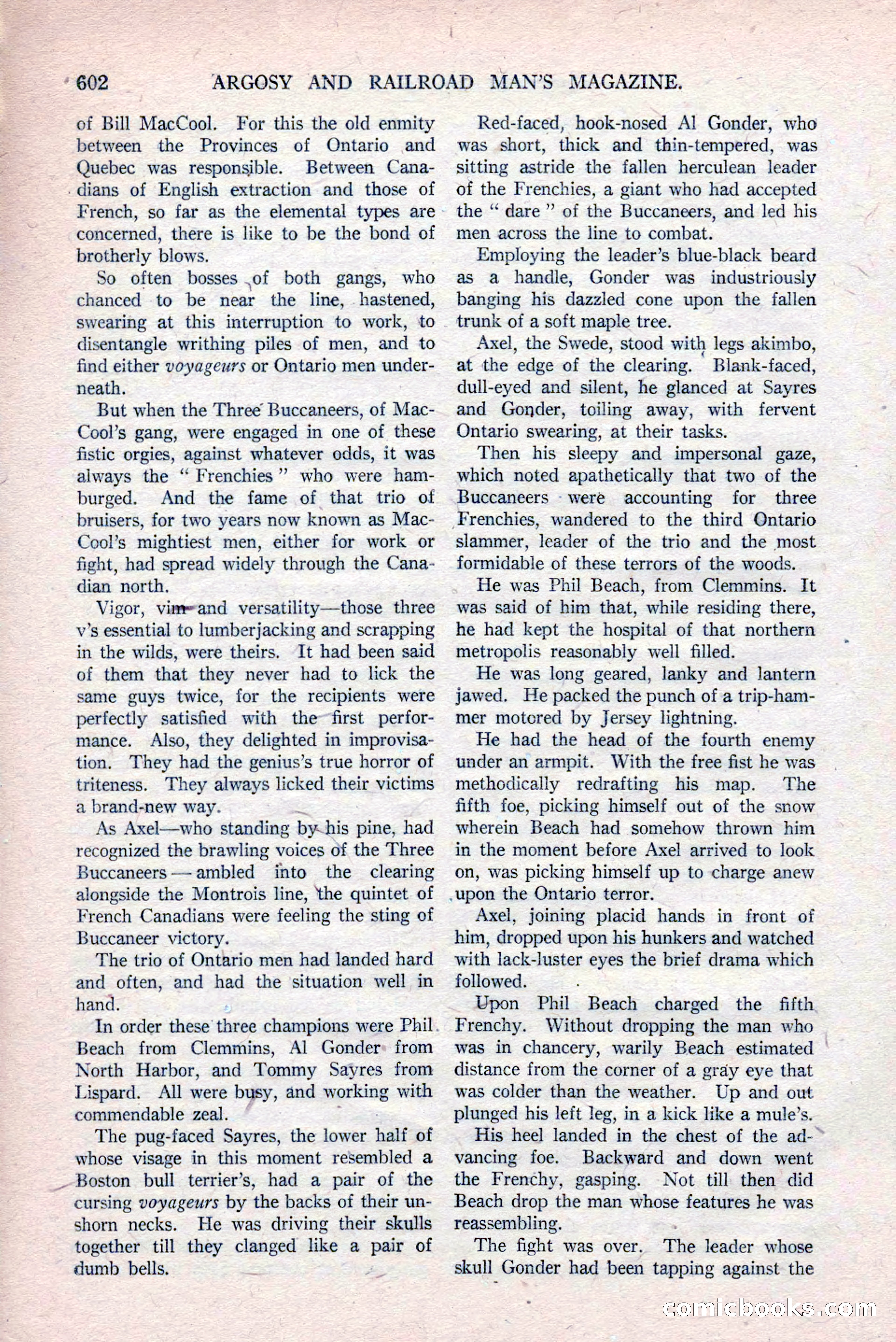 Argosy and Railroad Man's Magazine, March 15, 1919 — page 84 of 196
