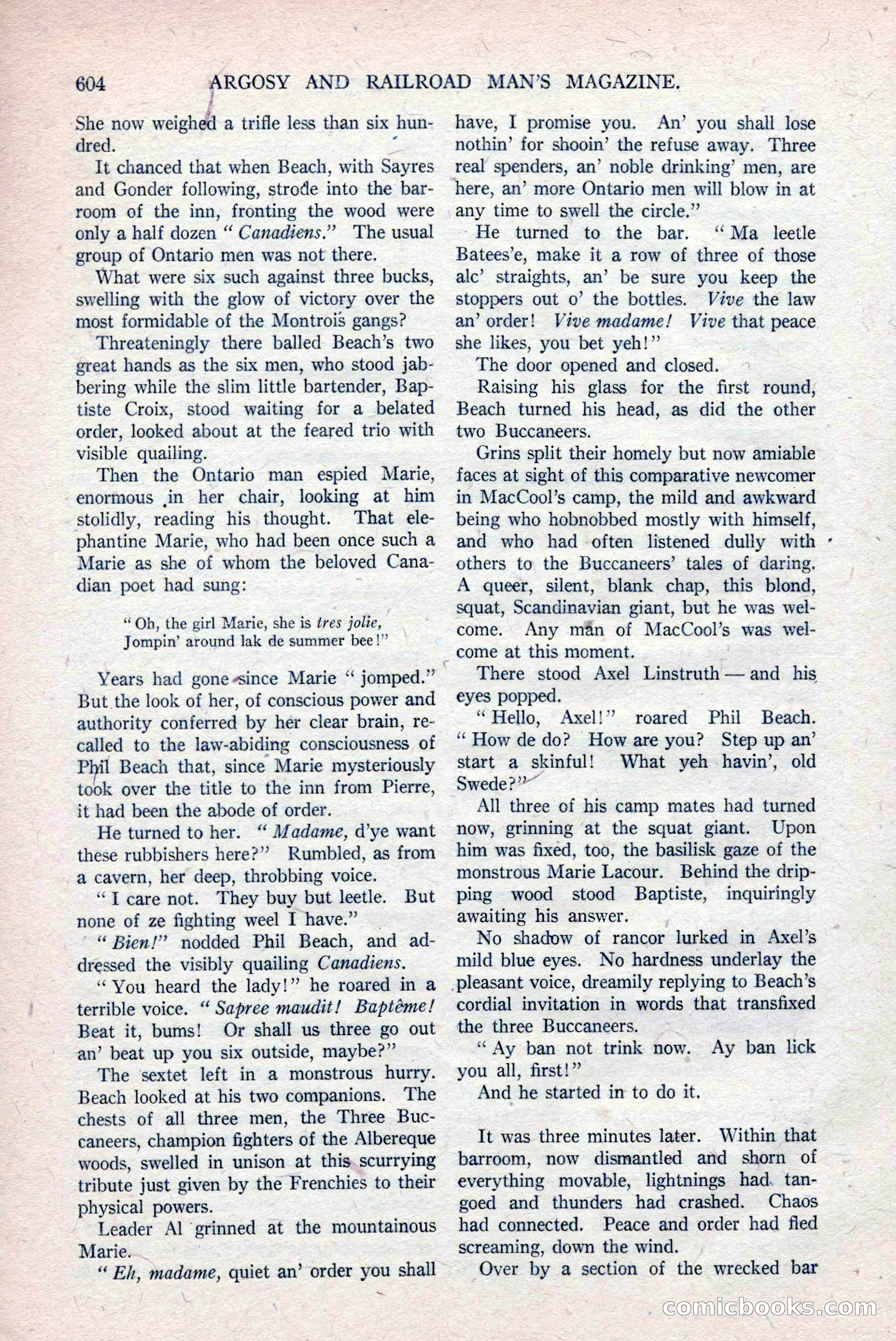 Argosy and Railroad Man's Magazine, March 15, 1919 — page 86 of 196