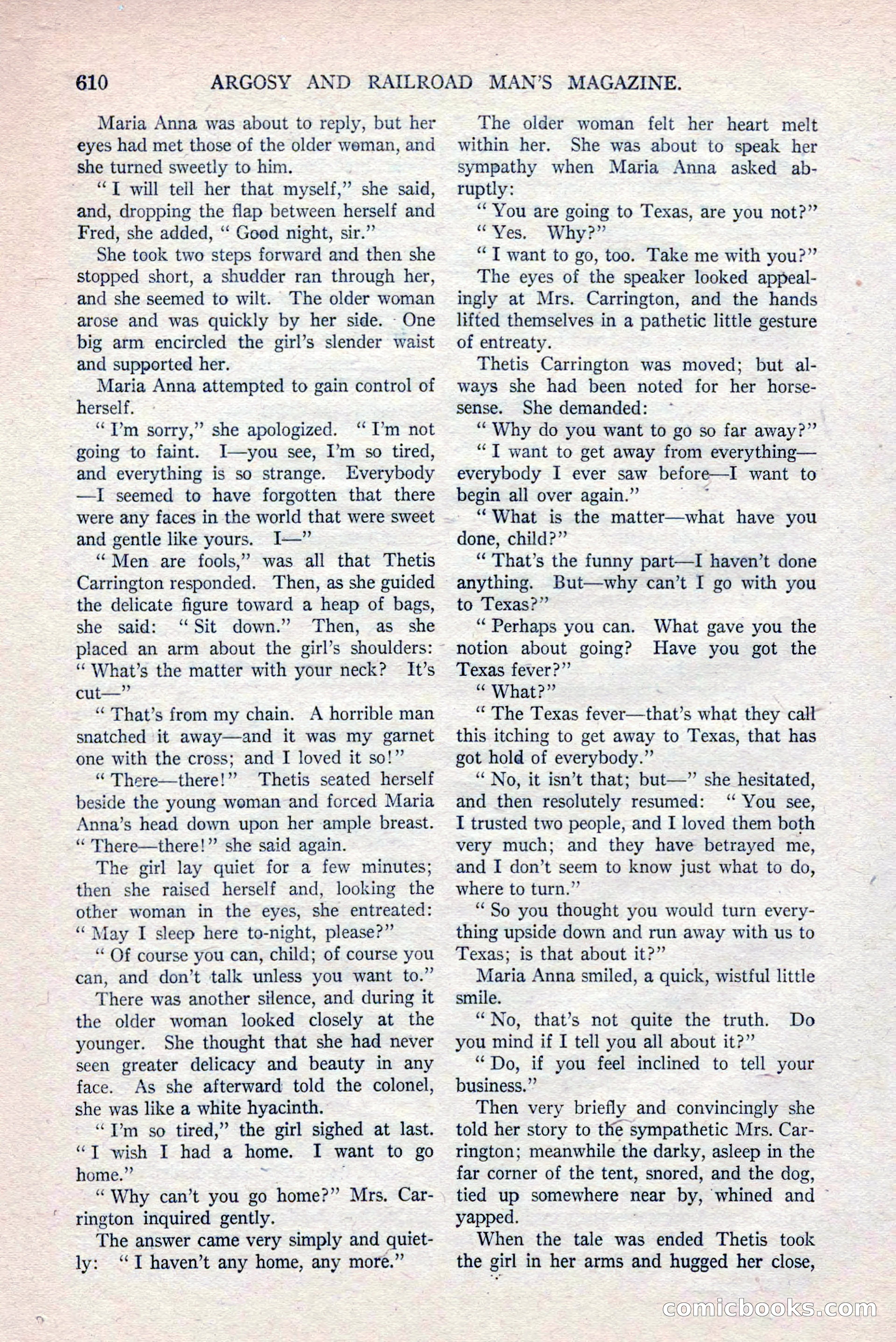 Argosy and Railroad Man's Magazine, March 15, 1919 — page 92 of 196