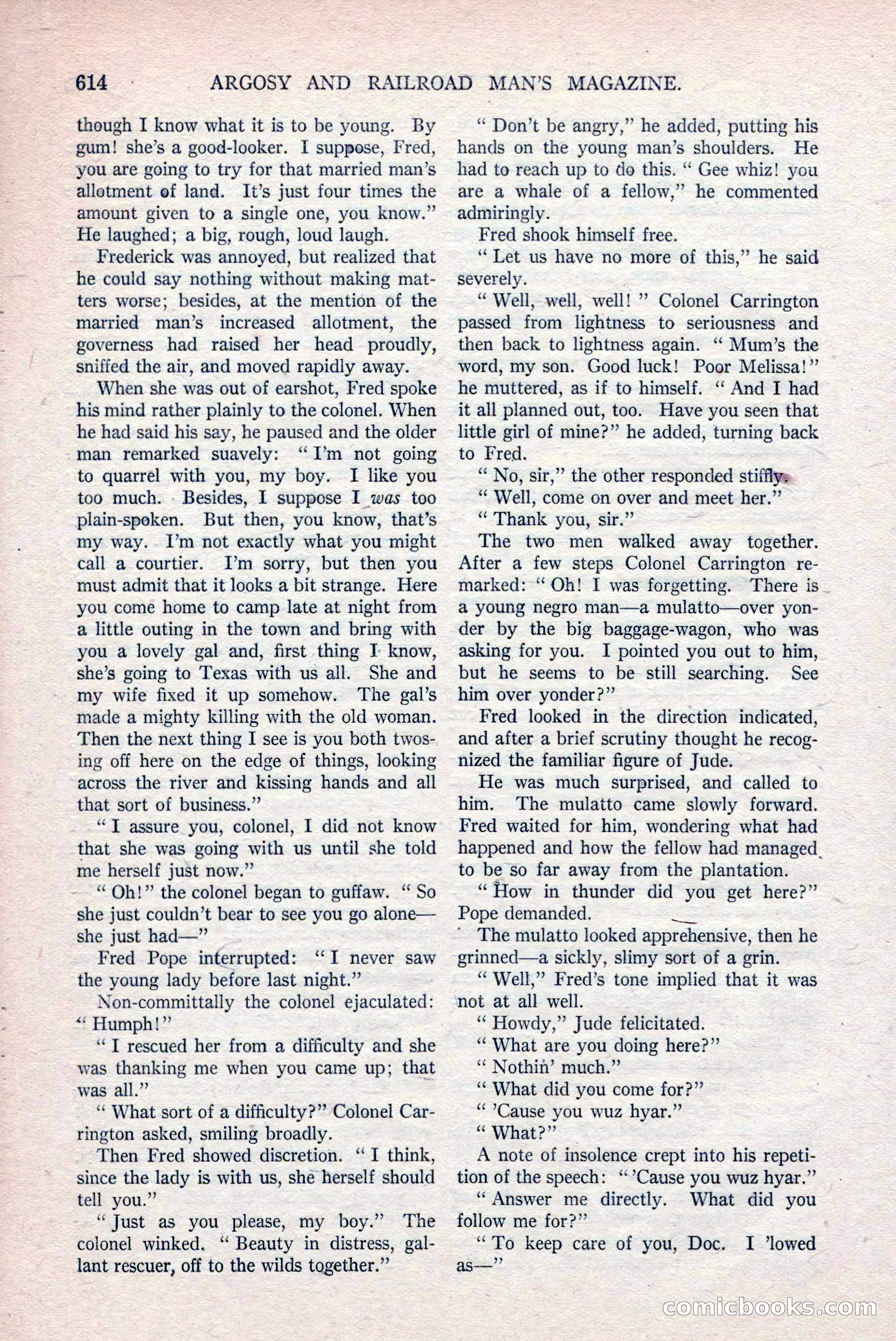 Argosy and Railroad Man's Magazine, March 15, 1919 — page 96 of 196