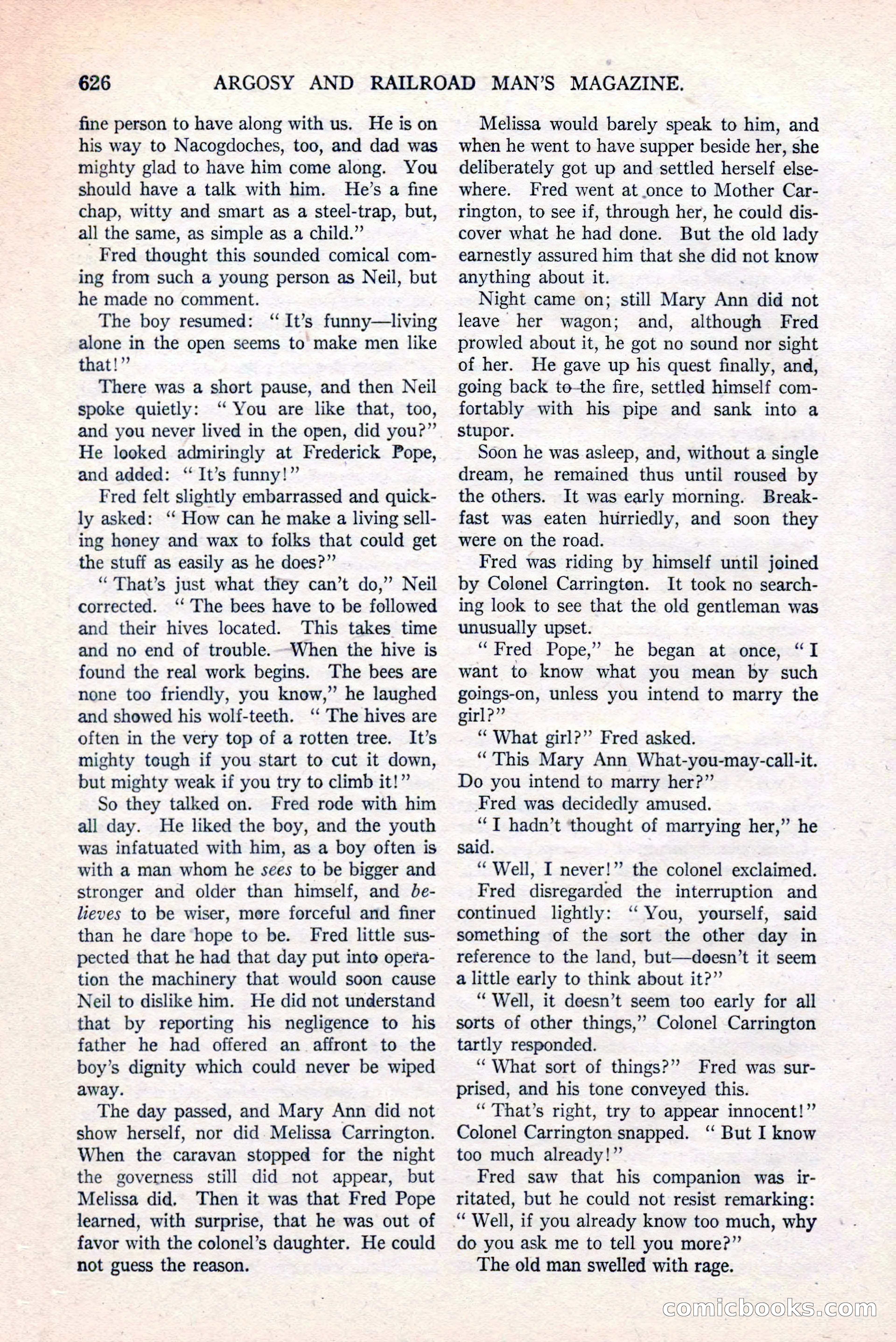 Argosy and Railroad Man's Magazine, March 15, 1919 — page 108 of 196