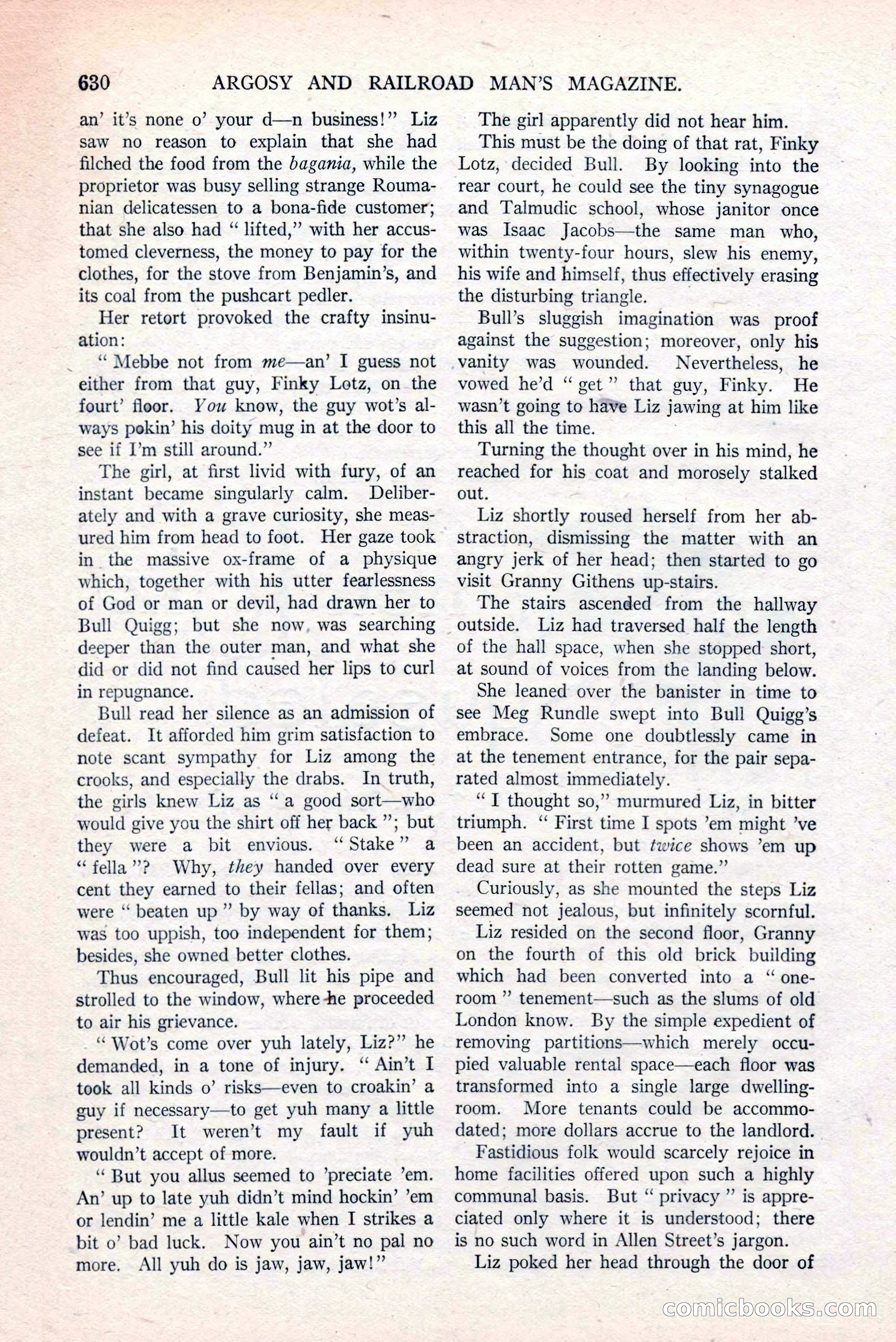 Argosy and Railroad Man's Magazine, March 15, 1919 — page 112 of 196