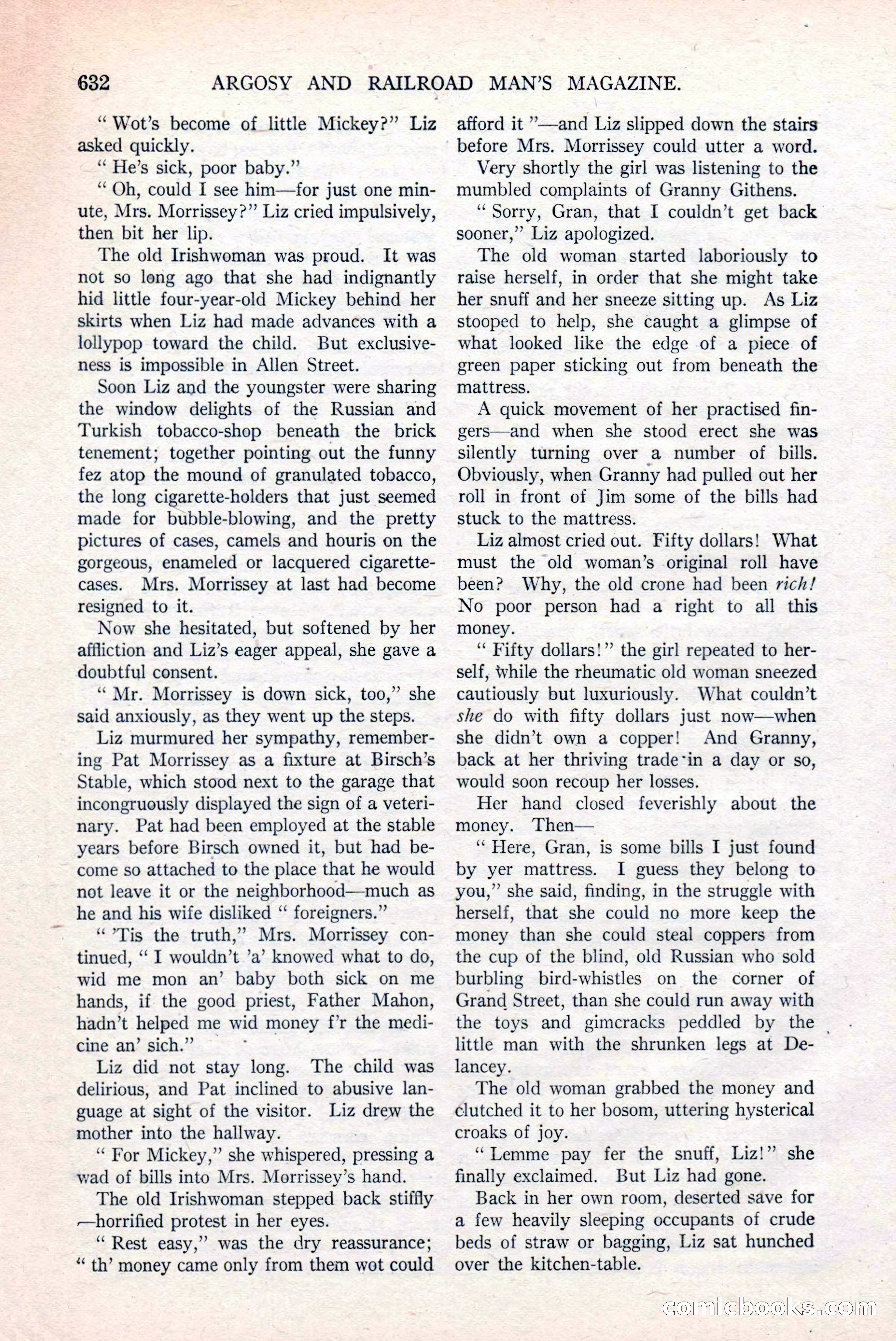 Argosy and Railroad Man's Magazine, March 15, 1919 — page 114 of 196