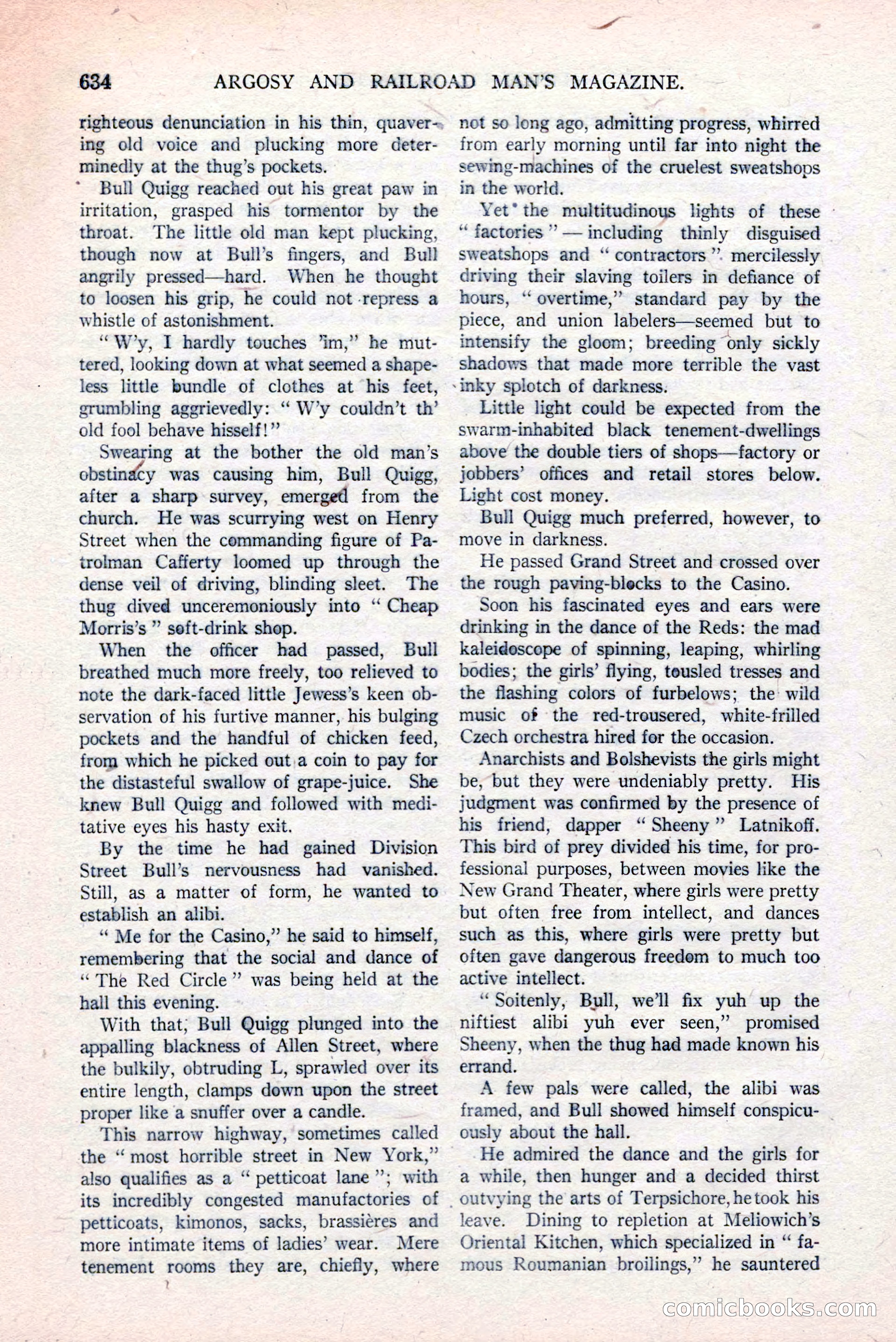 Argosy and Railroad Man's Magazine, March 15, 1919 — page 116 of 196