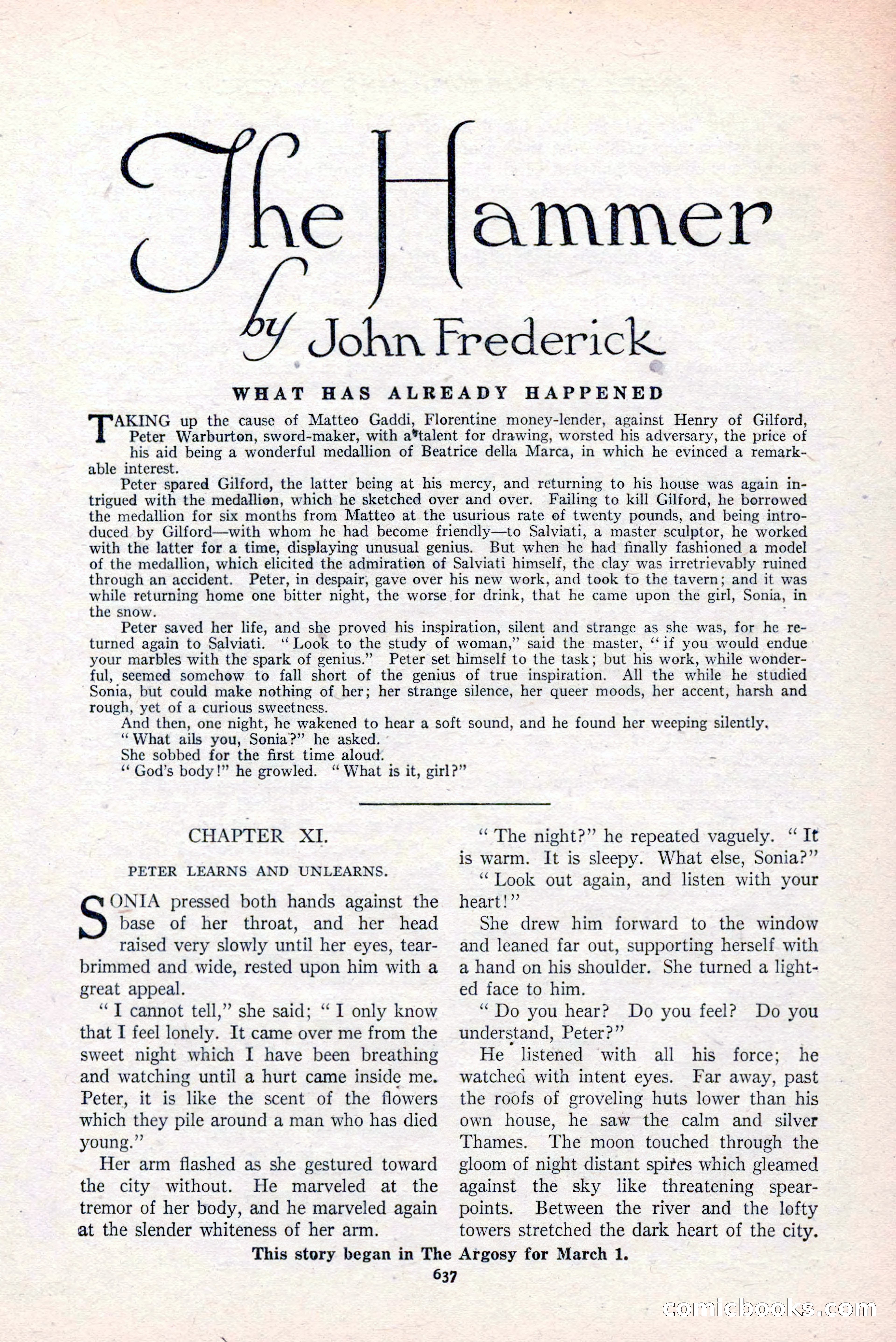Argosy and Railroad Man's Magazine, March 15, 1919 — page 119 of 196