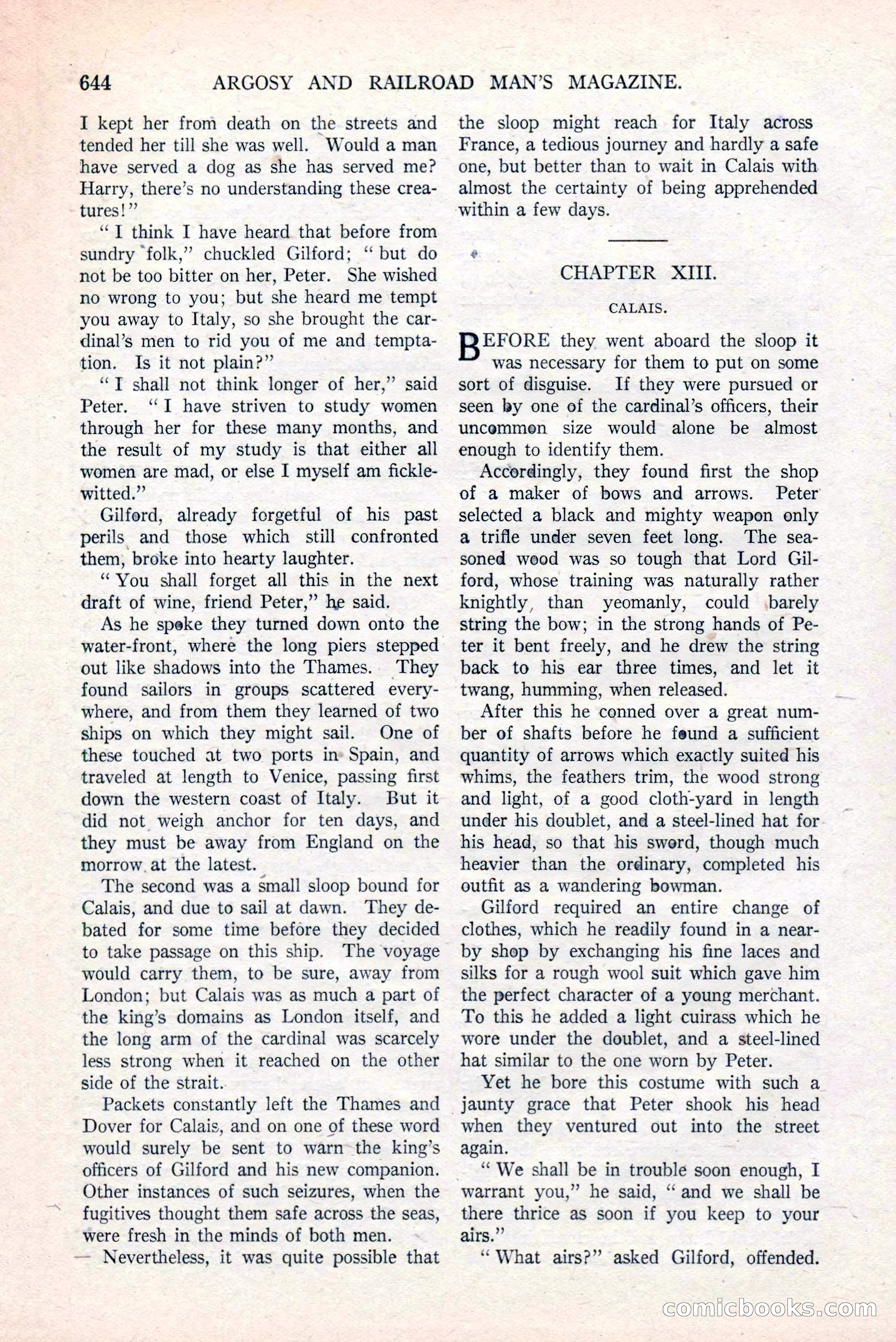 Argosy and Railroad Man's Magazine, March 15, 1919 — page 126 of 196