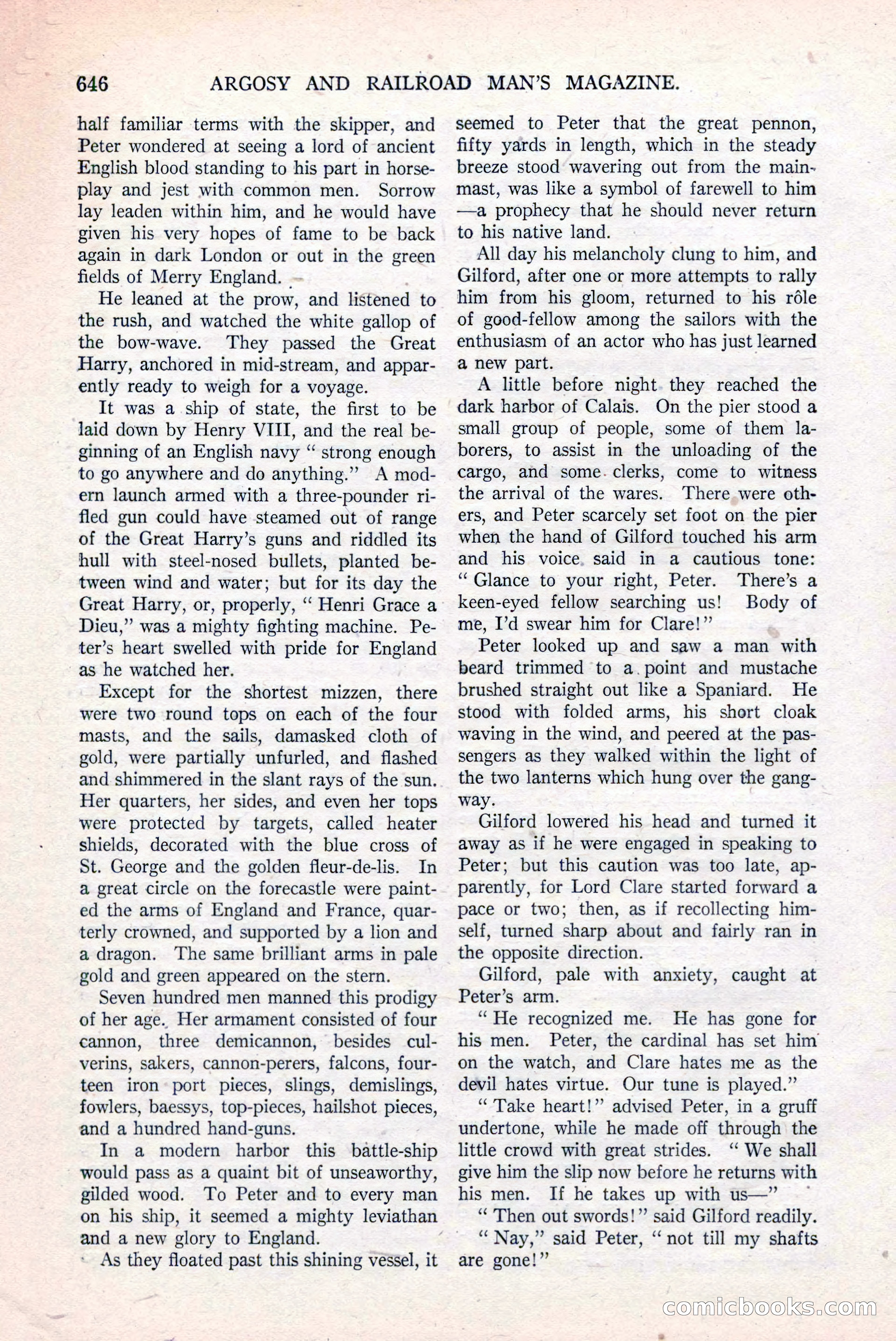 Argosy and Railroad Man's Magazine, March 15, 1919 — page 128 of 196