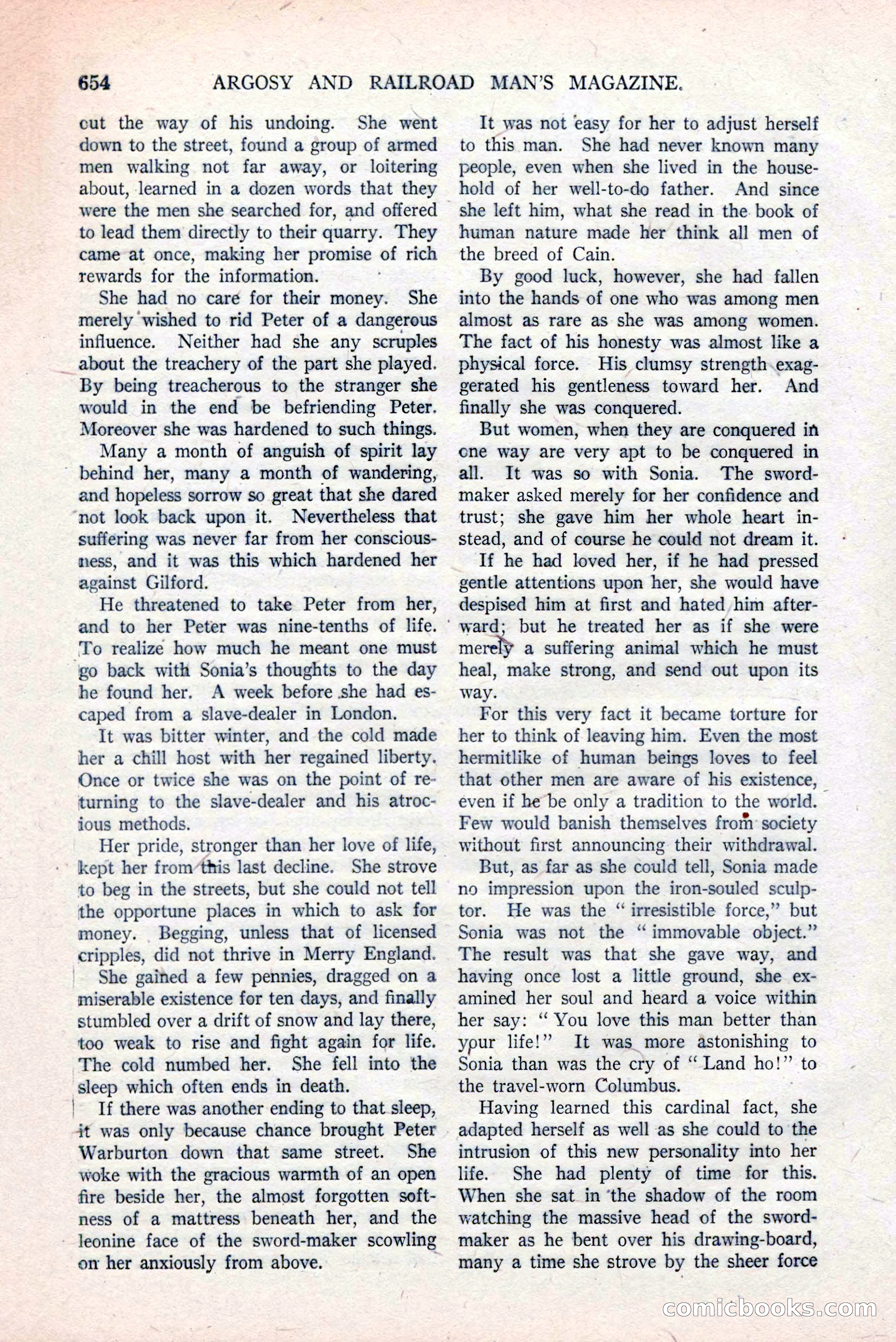 Argosy and Railroad Man's Magazine, March 15, 1919 — page 136 of 196