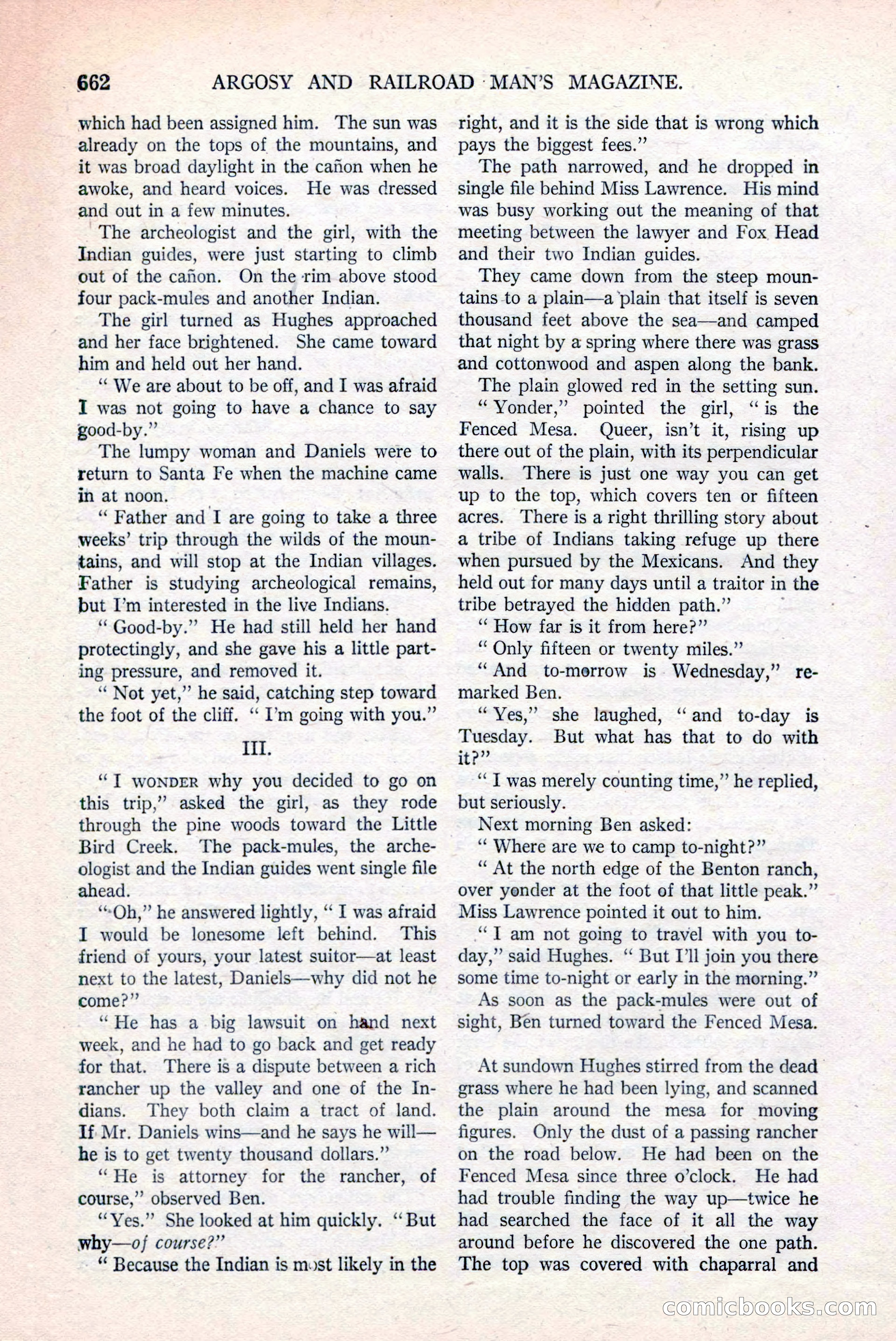 Argosy and Railroad Man's Magazine, March 15, 1919 — page 144 of 196