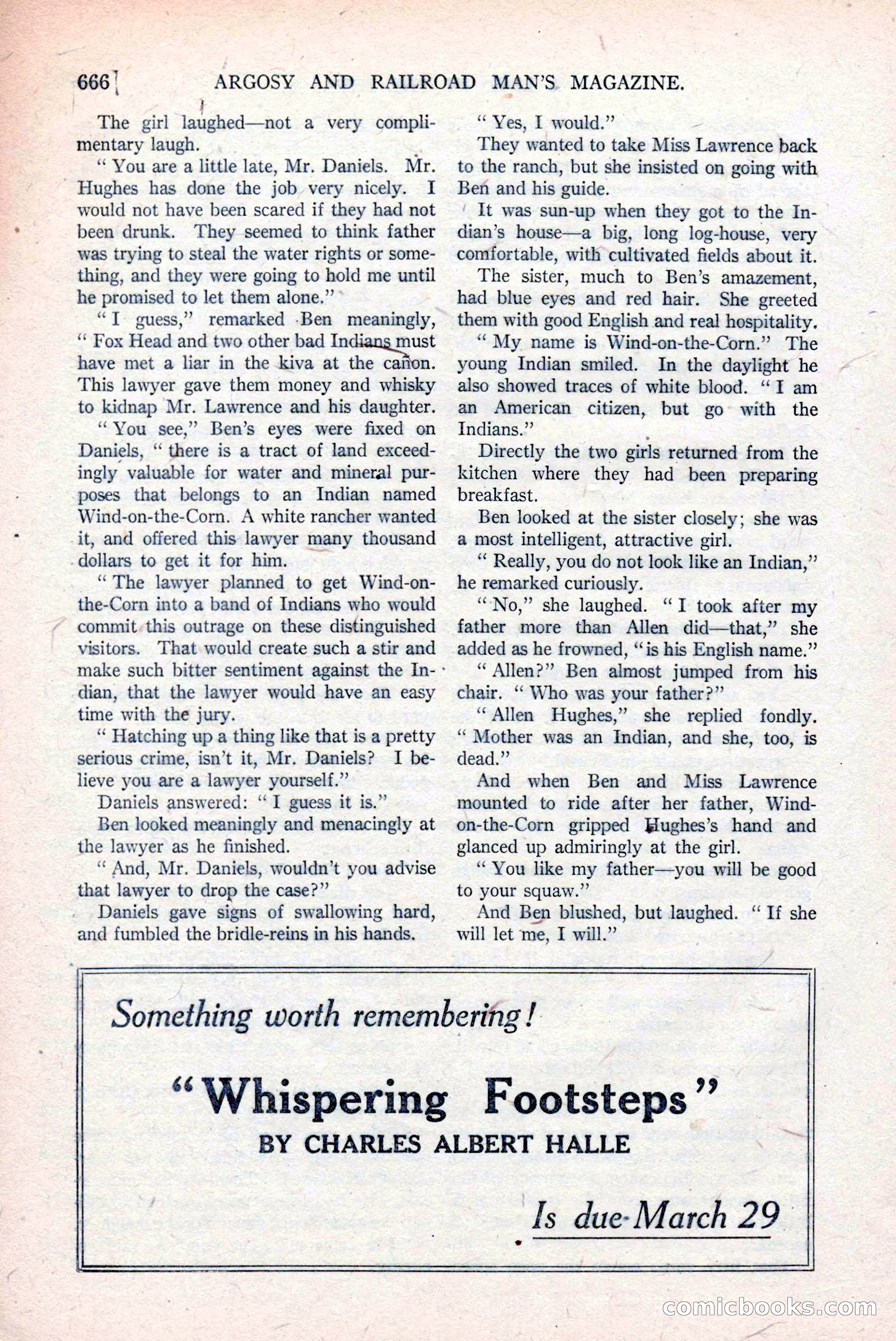 Argosy and Railroad Man's Magazine, March 15, 1919 — page 148 of 196