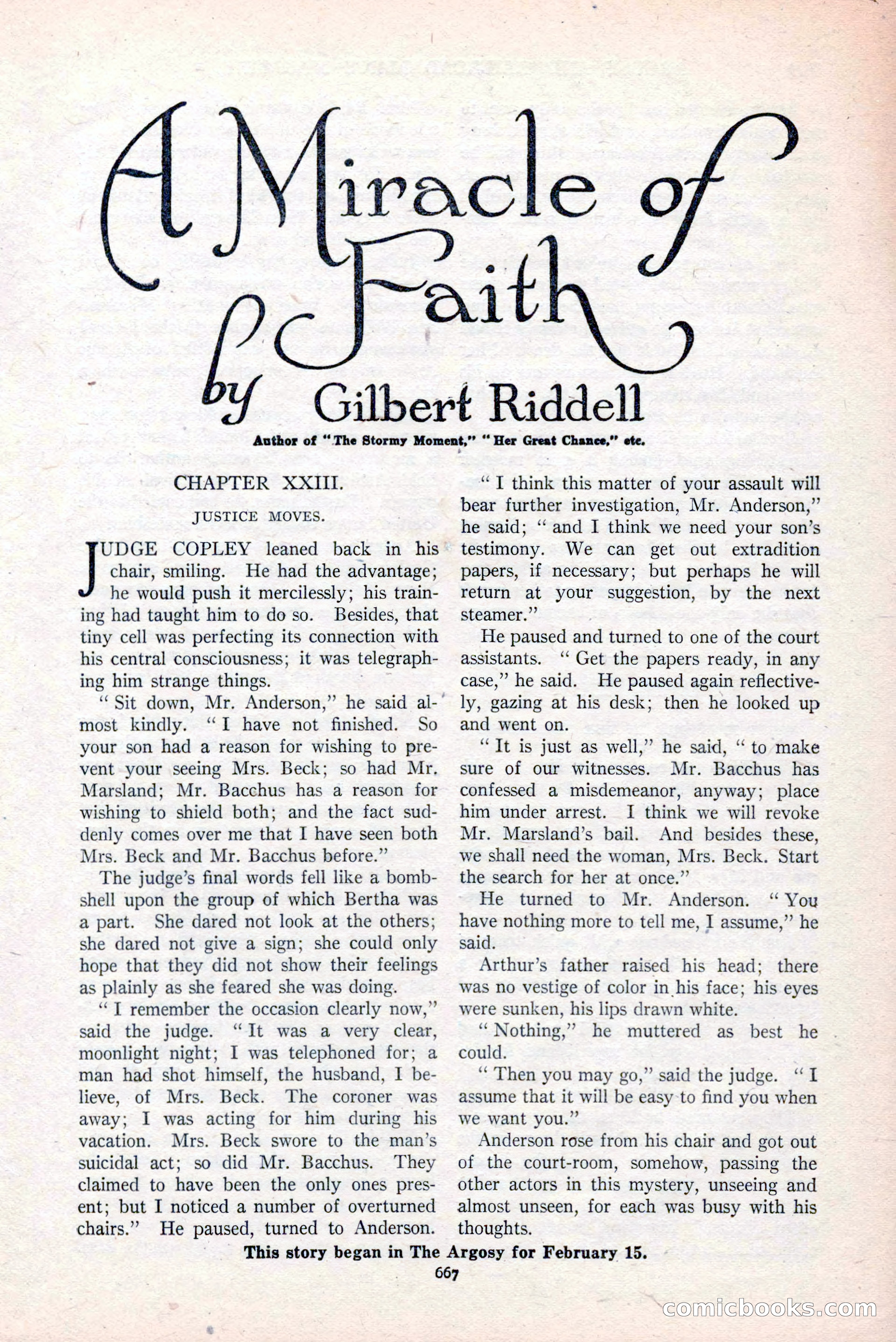 Argosy and Railroad Man's Magazine, March 15, 1919 — page 149 of 196