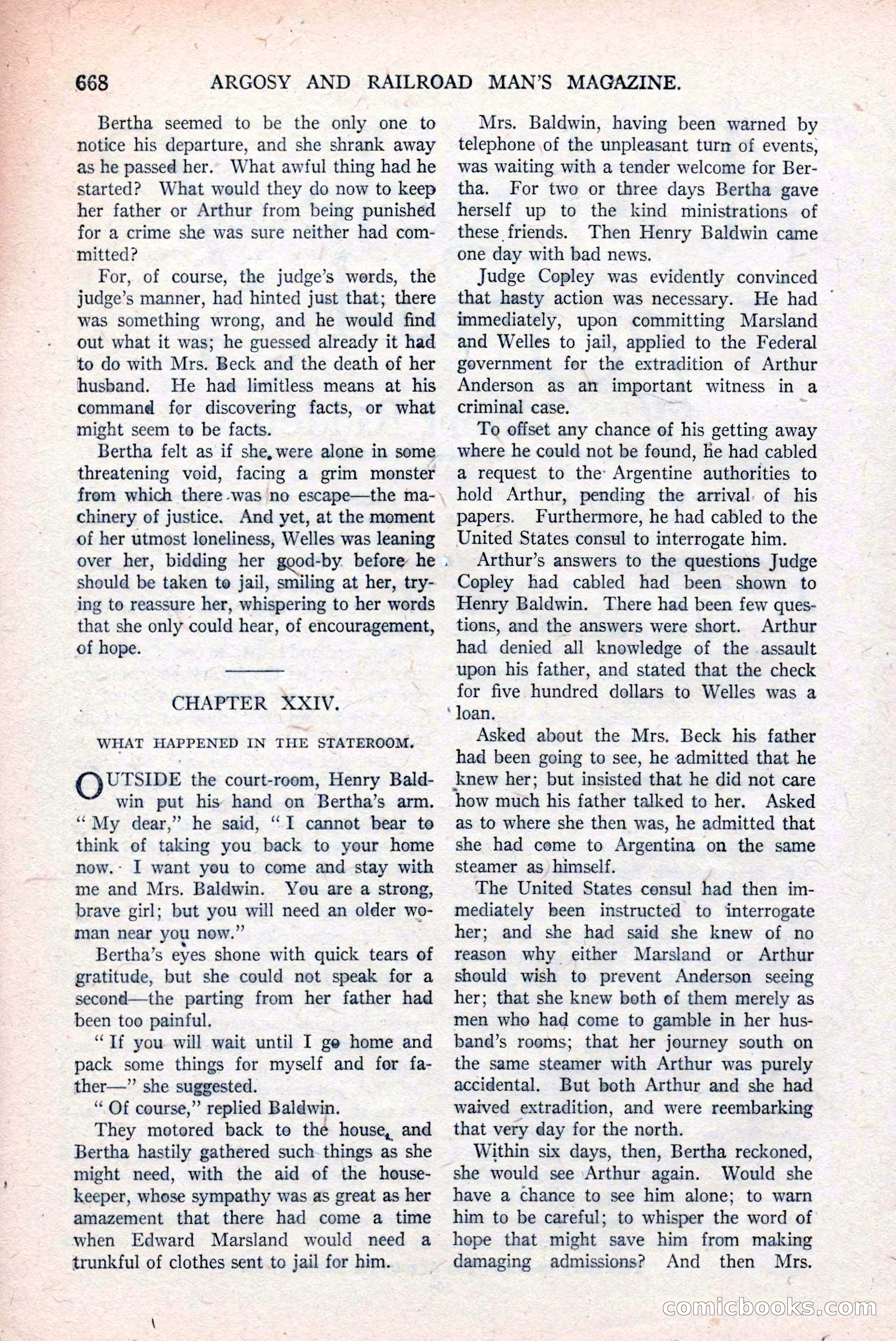 Argosy and Railroad Man's Magazine, March 15, 1919 — page 150 of 196