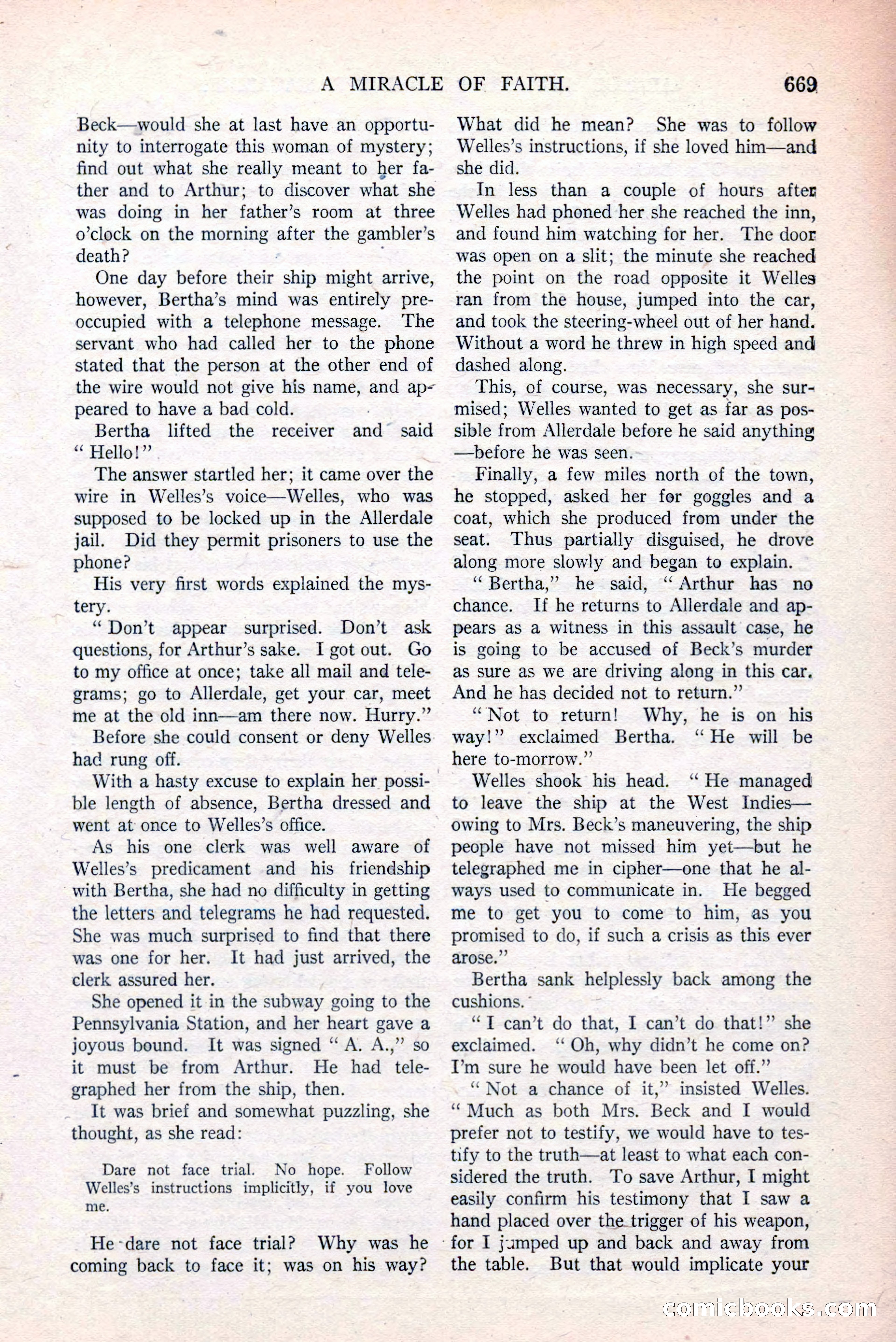 Argosy and Railroad Man's Magazine, March 15, 1919 — page 151 of 196