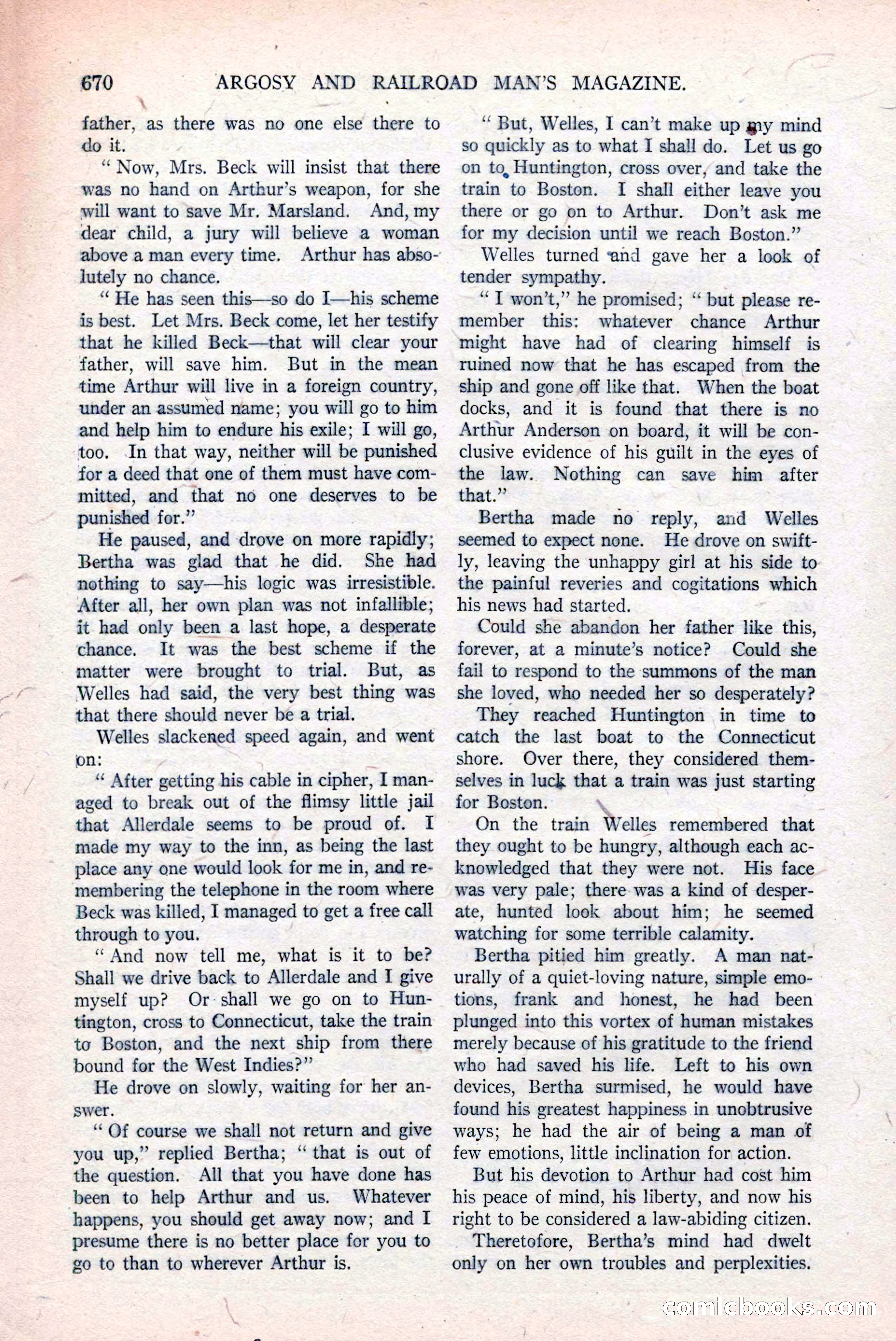 Argosy and Railroad Man's Magazine, March 15, 1919 — page 152 of 196