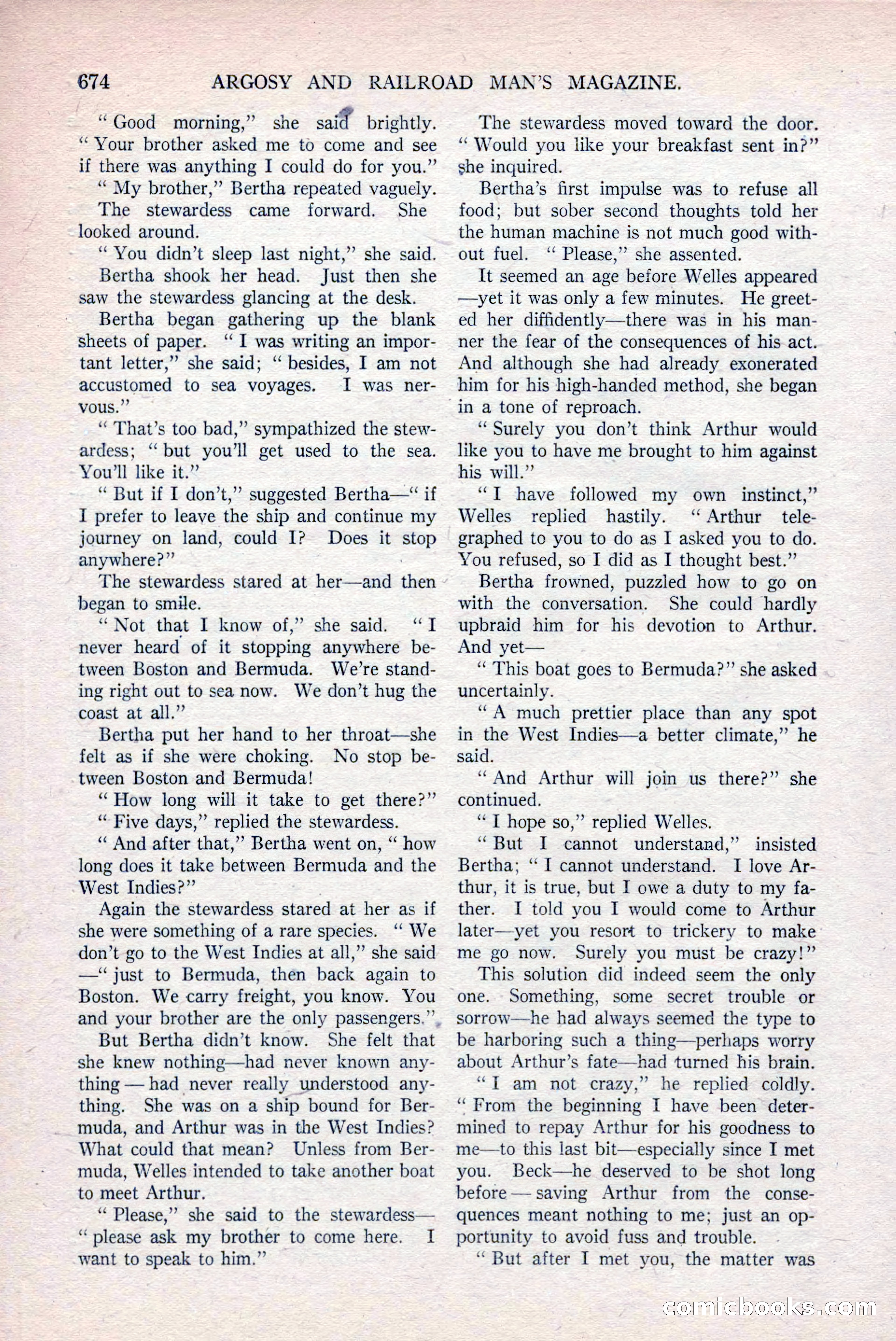 Argosy and Railroad Man's Magazine, March 15, 1919 — page 156 of 196