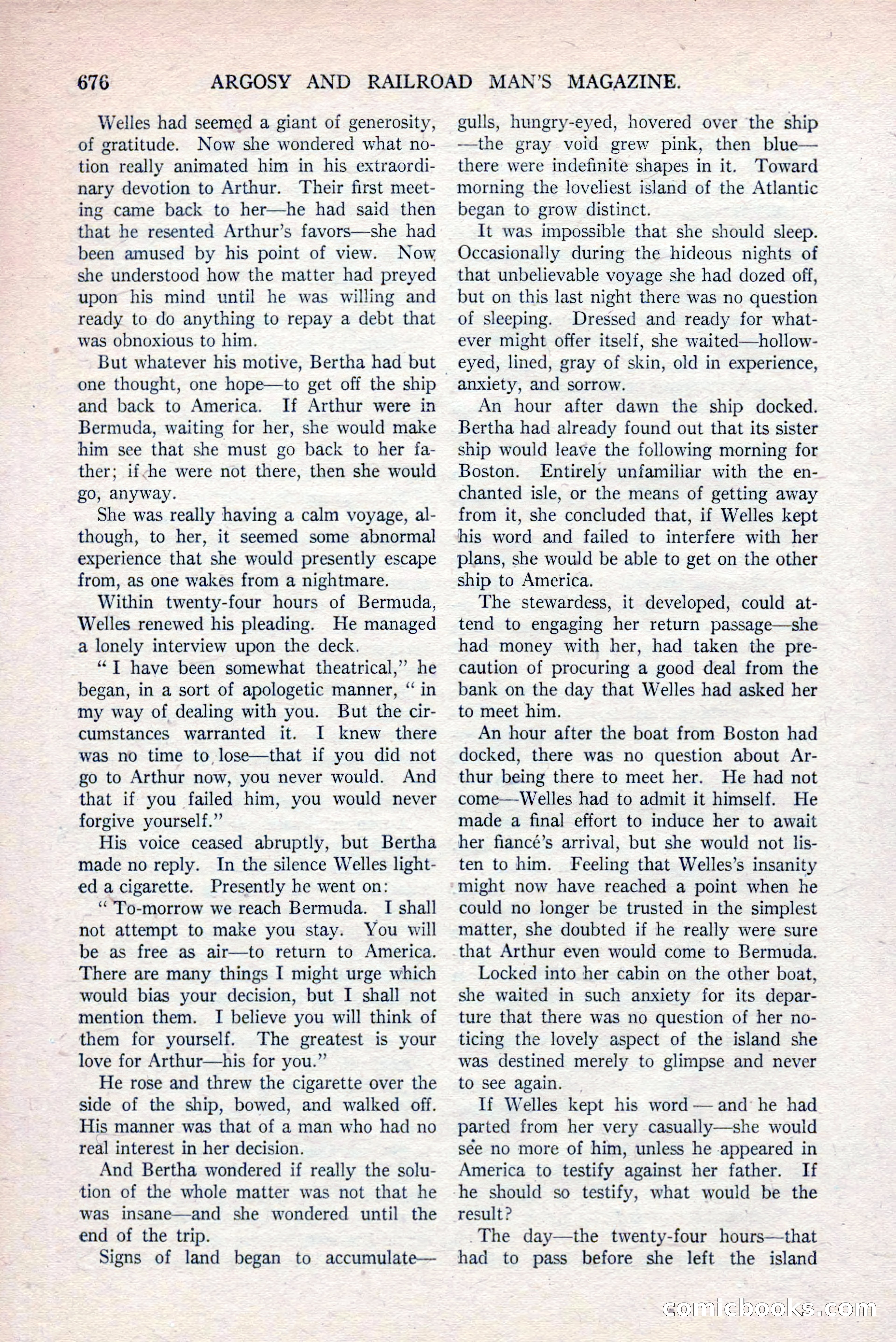 Argosy and Railroad Man's Magazine, March 15, 1919 — page 158 of 196