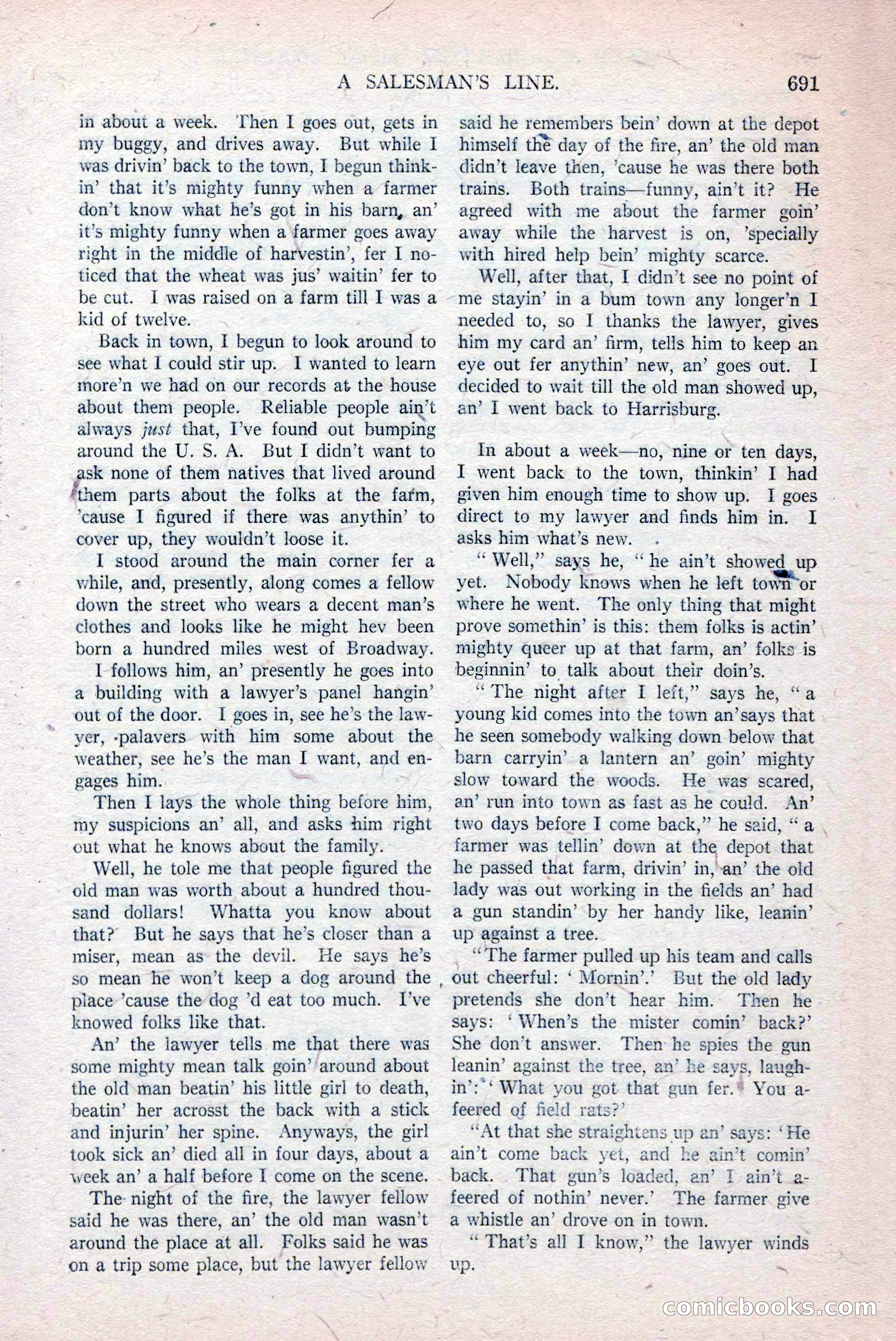 Argosy and Railroad Man's Magazine, March 15, 1919 — page 173 of 196