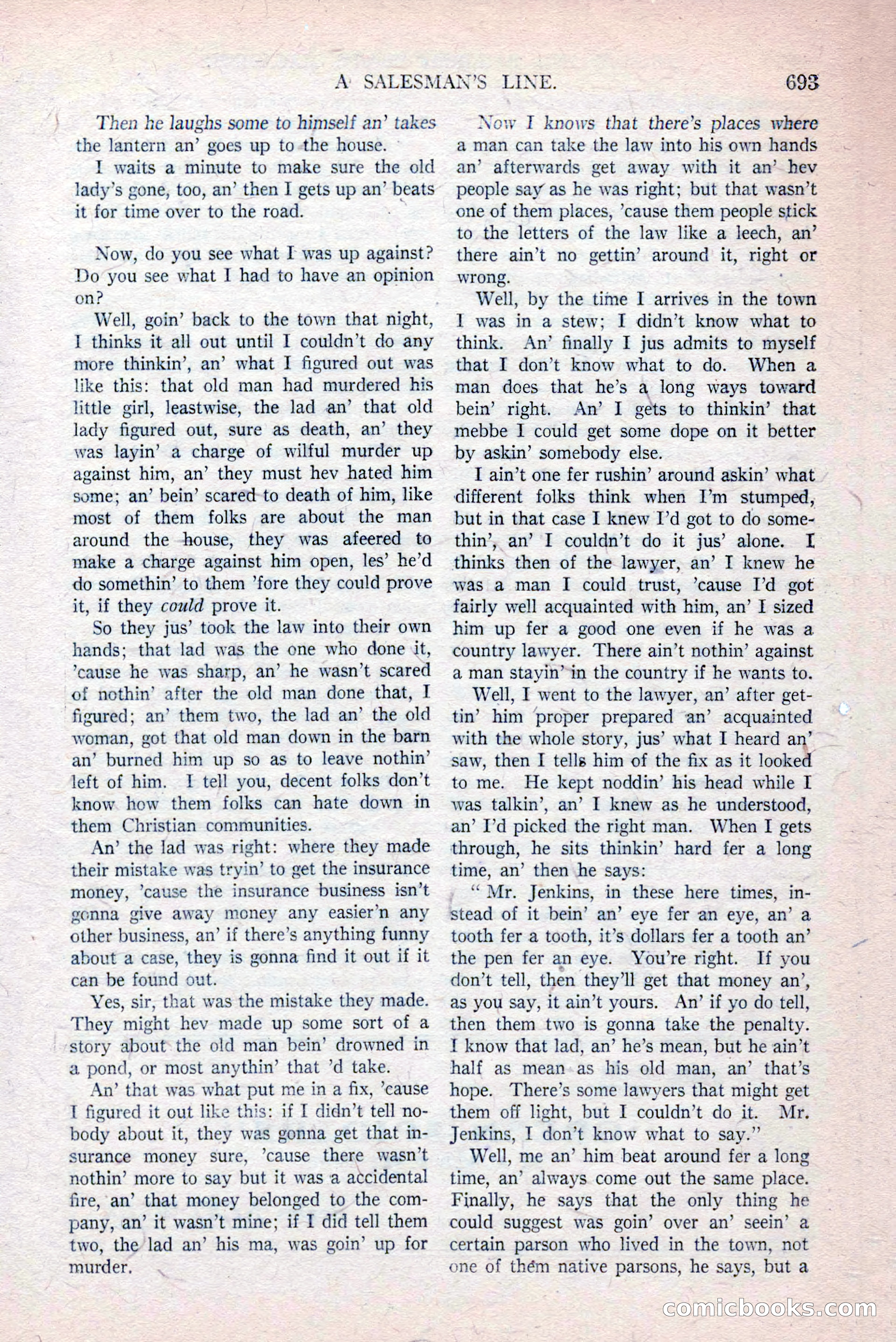 Argosy and Railroad Man's Magazine, March 15, 1919 — page 175 of 196