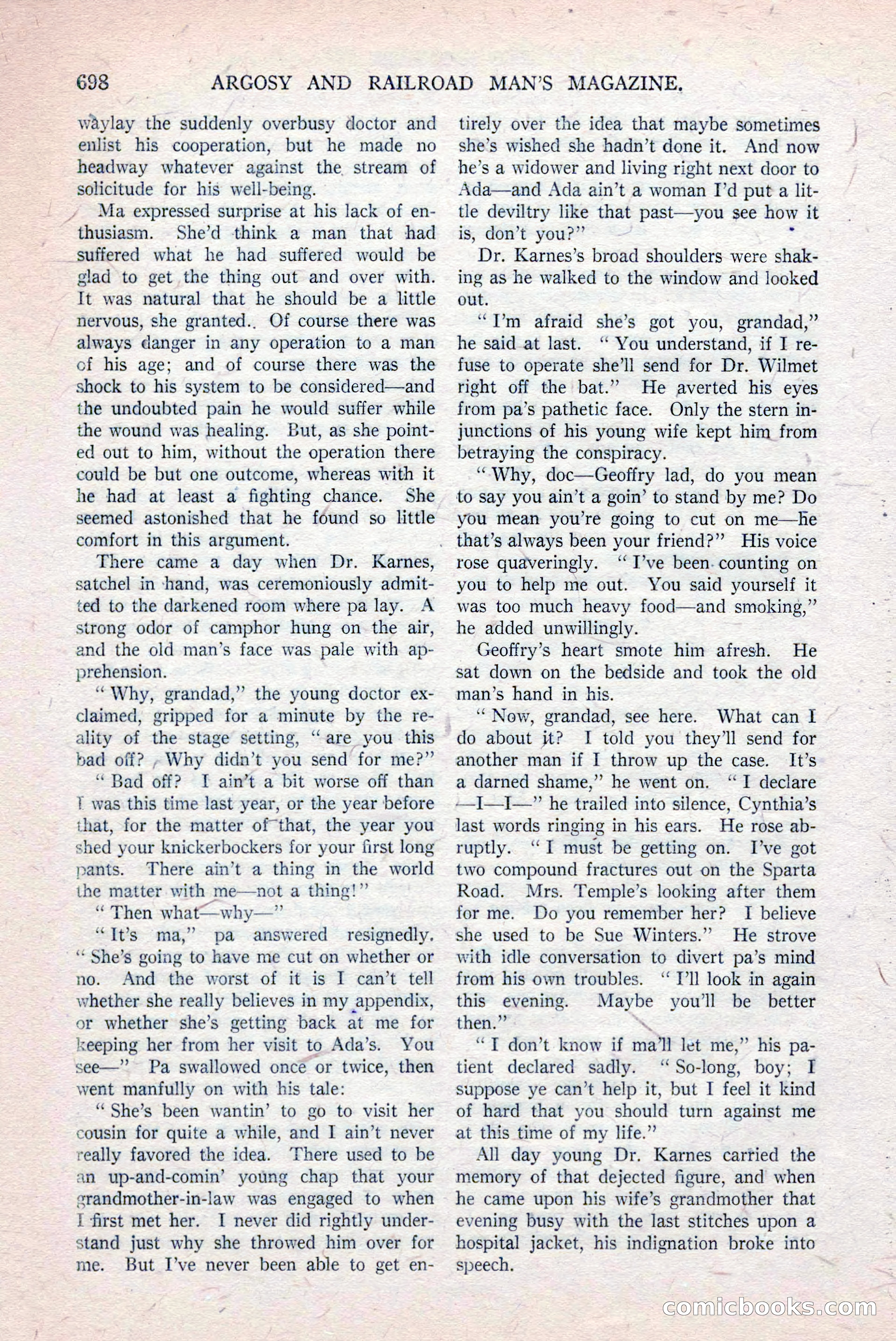 Argosy and Railroad Man's Magazine, March 15, 1919 — page 180 of 196