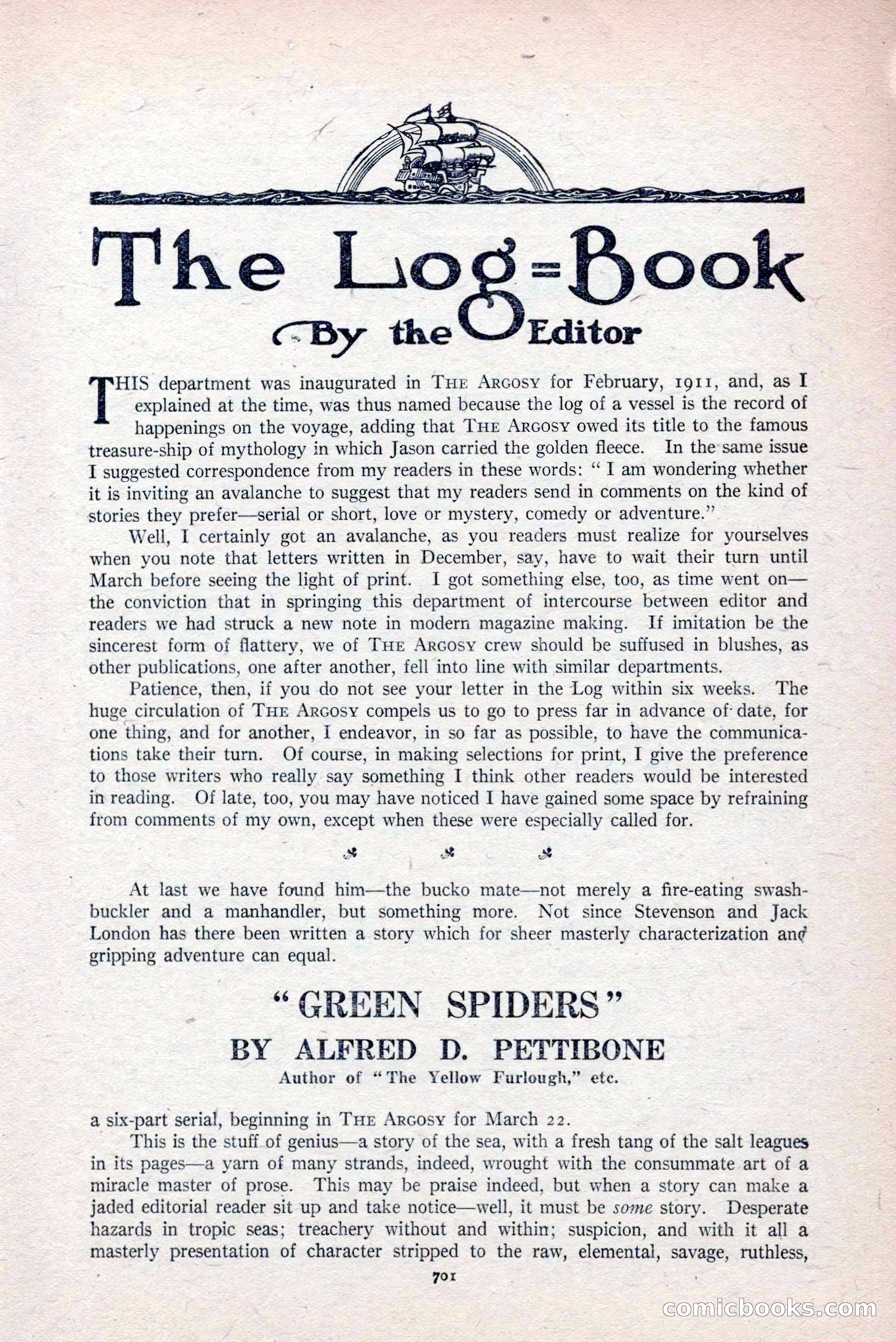 Argosy and Railroad Man's Magazine, March 15, 1919 — page 183 of 196