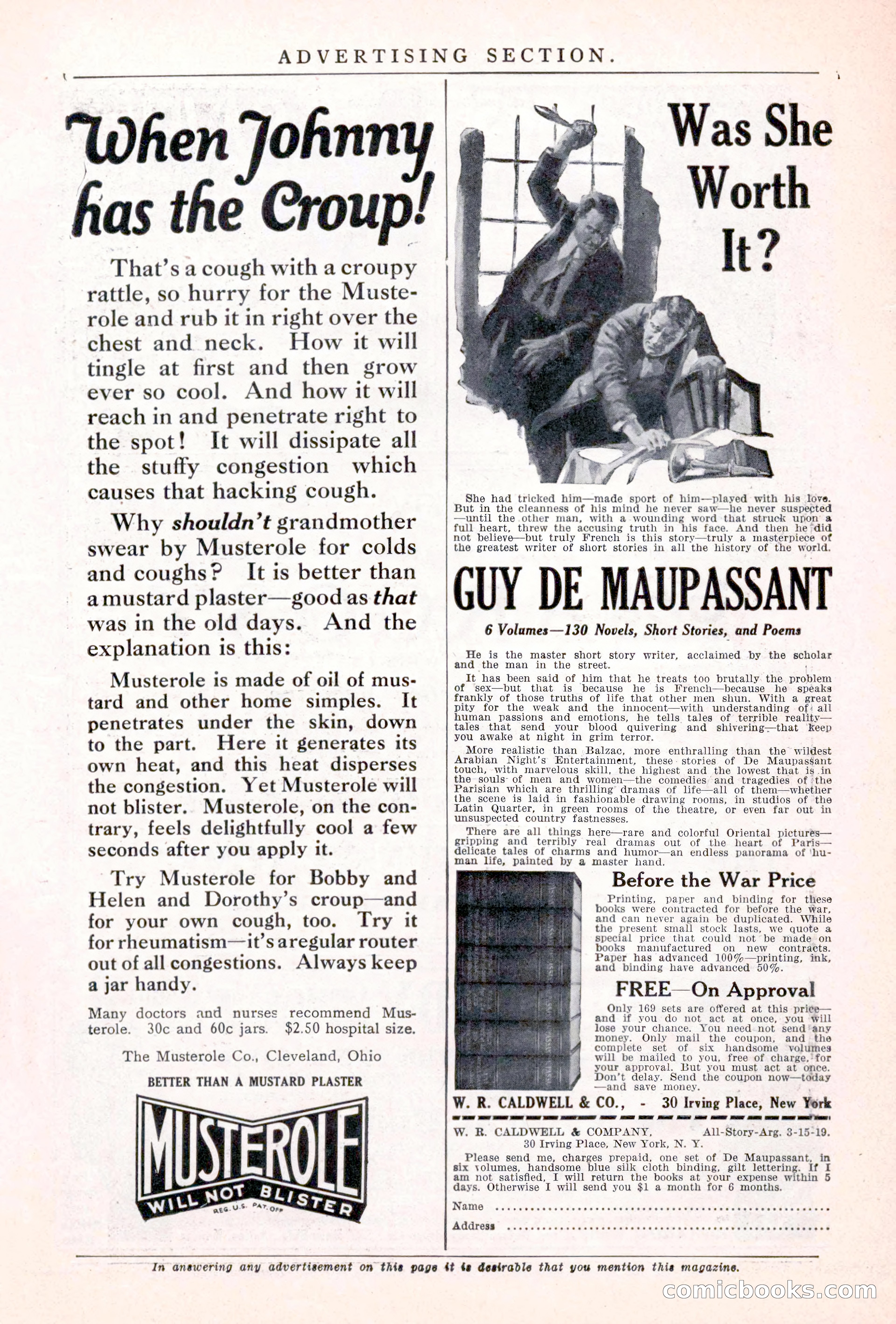 Argosy and Railroad Man's Magazine, March 15, 1919 — page 191 of 196