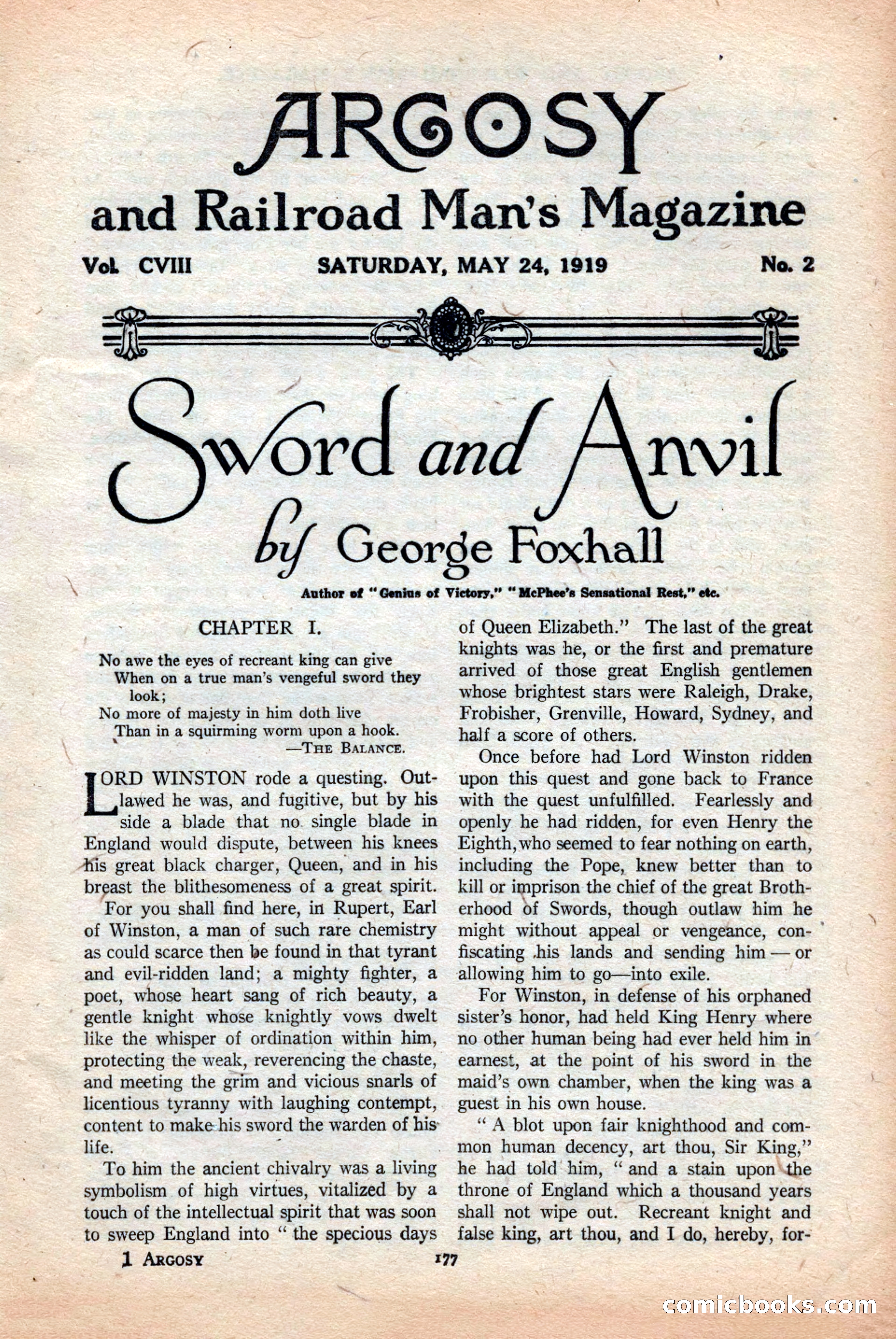 Argosy and Railroad Man's Magazine, Vol. 108 No. 2 — page 11 of 188