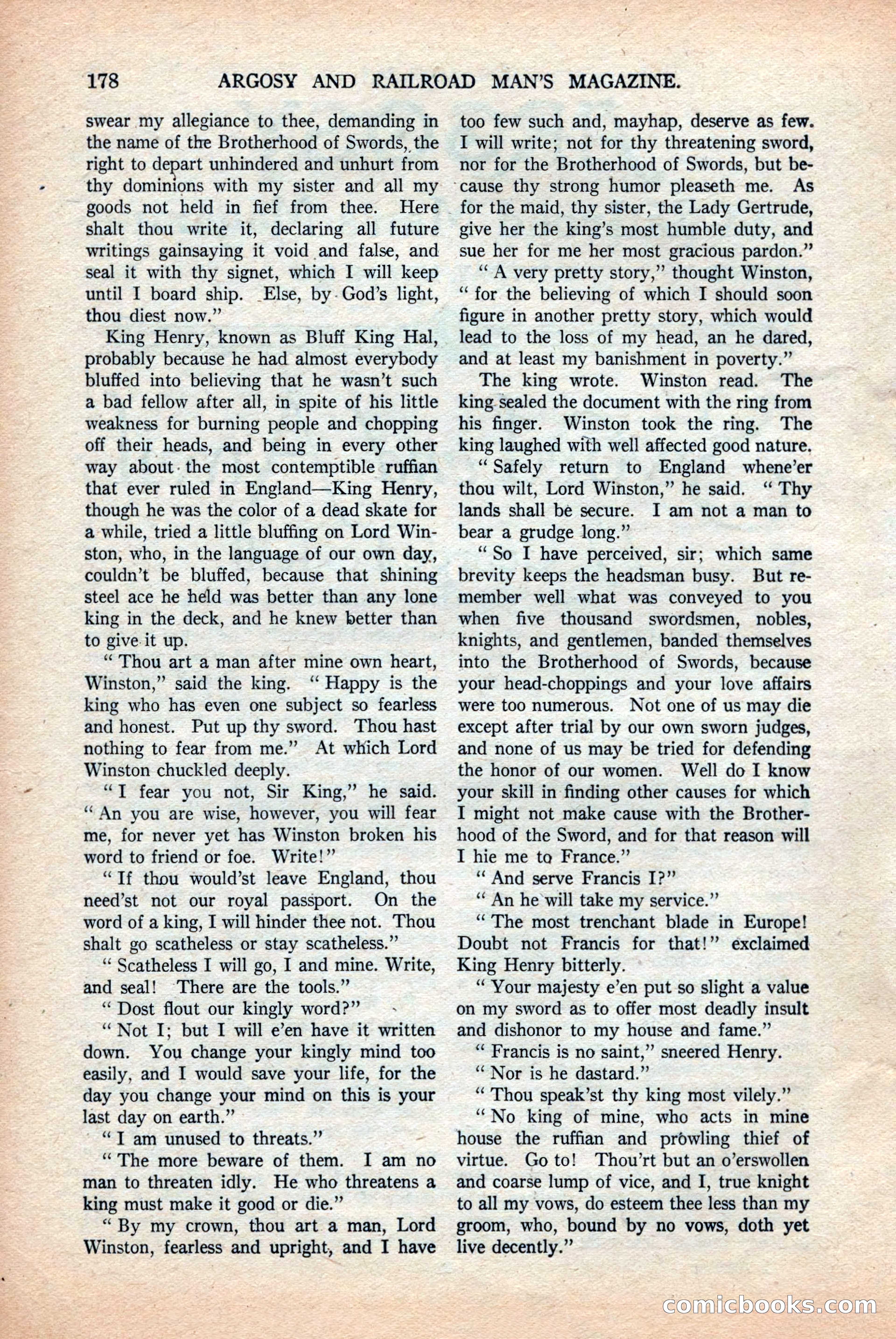 Argosy and Railroad Man's Magazine, Vol. 108 No. 2 — page 12 of 188