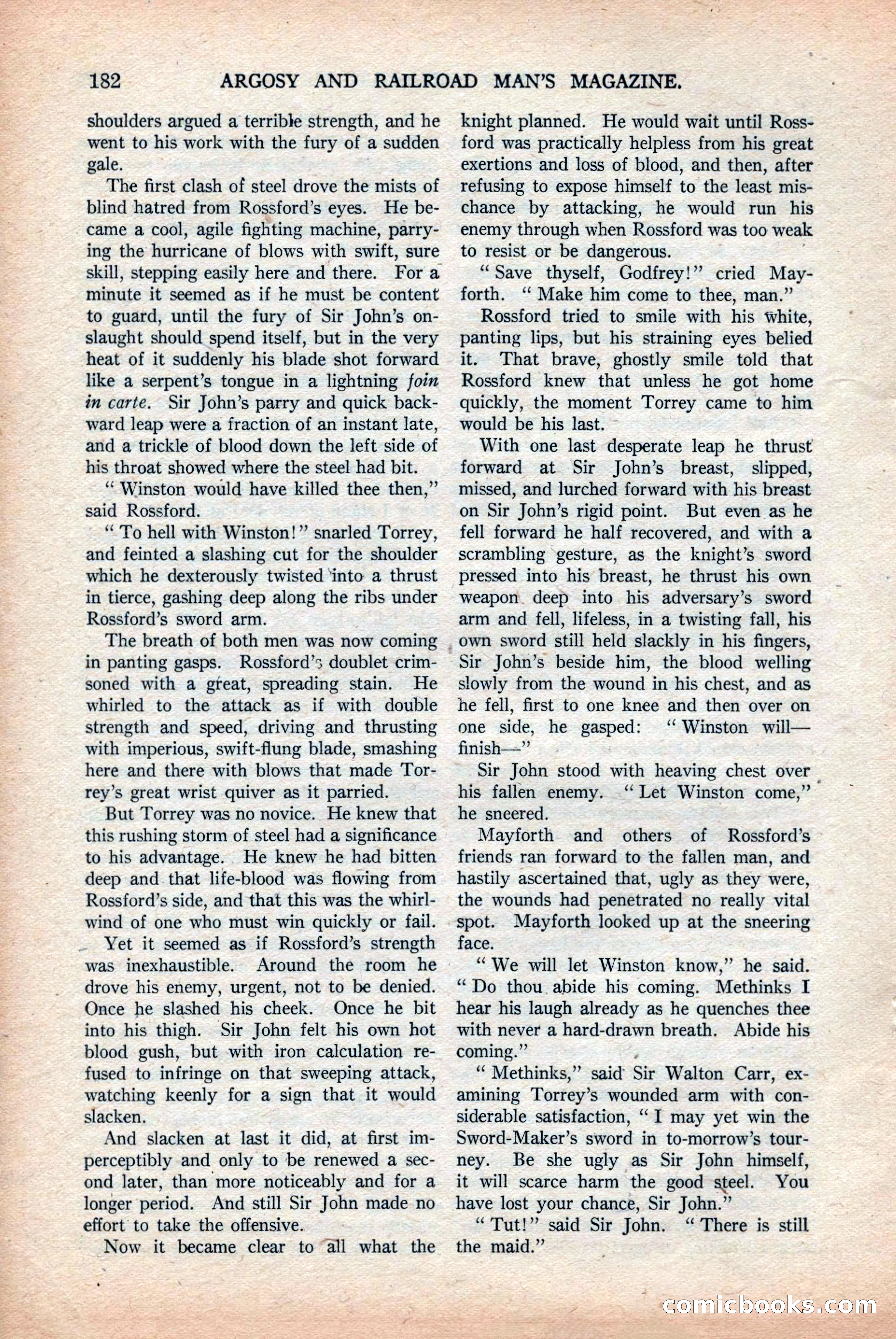 Argosy and Railroad Man's Magazine, Vol. 108 No. 2 — page 16 of 188