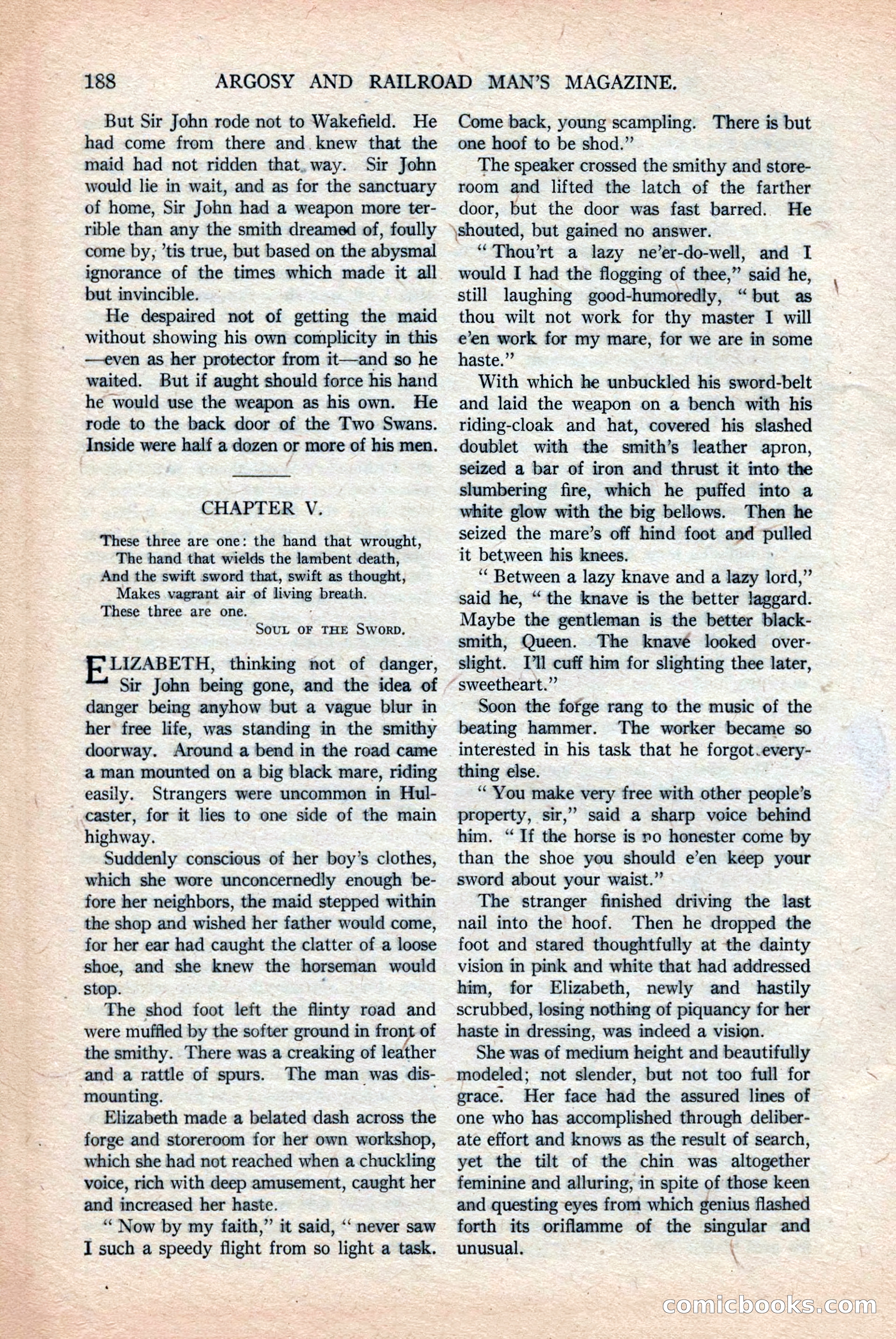 Argosy and Railroad Man's Magazine, Vol. 108 No. 2 — page 22 of 188