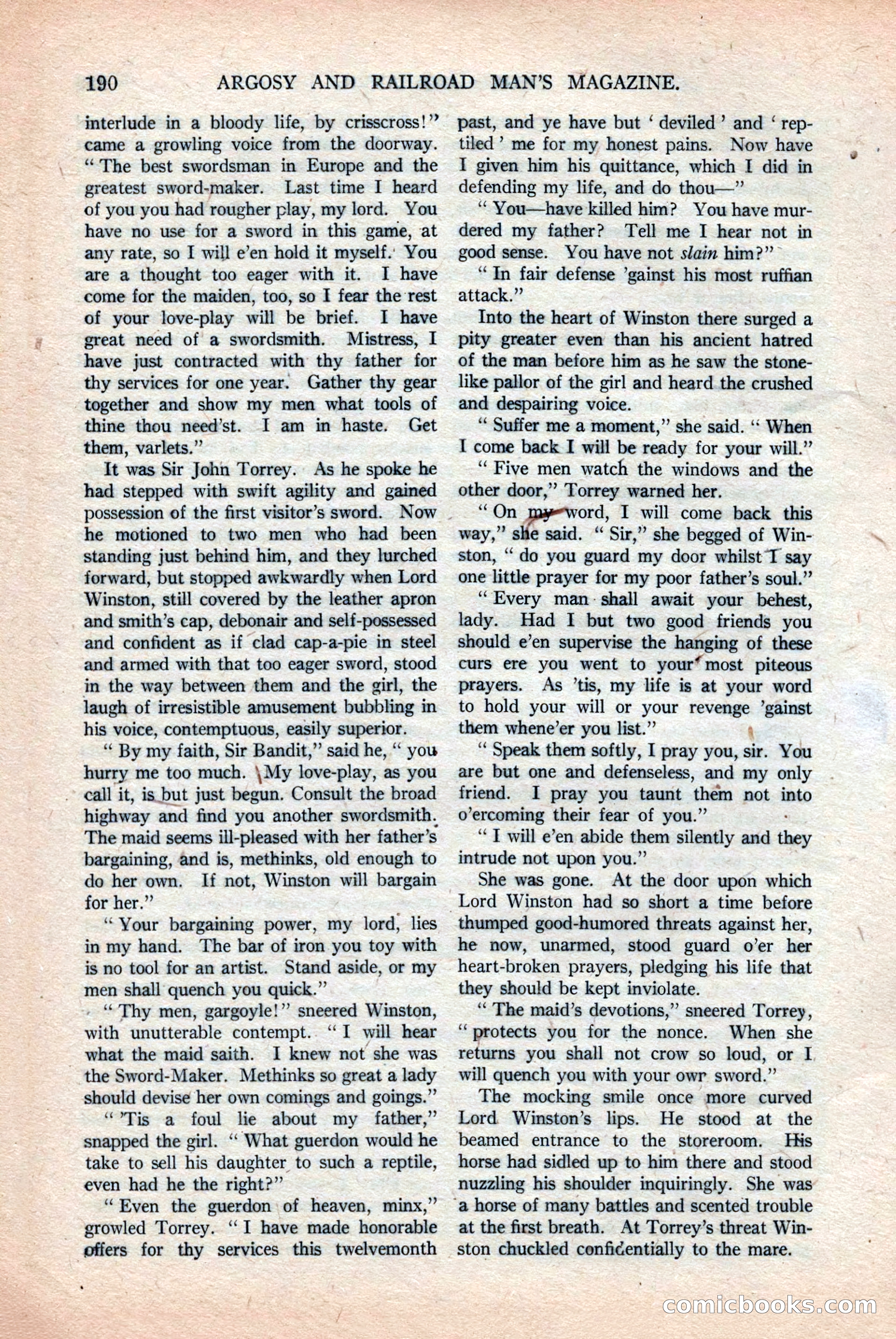 Argosy and Railroad Man's Magazine, Vol. 108 No. 2 — page 24 of 188