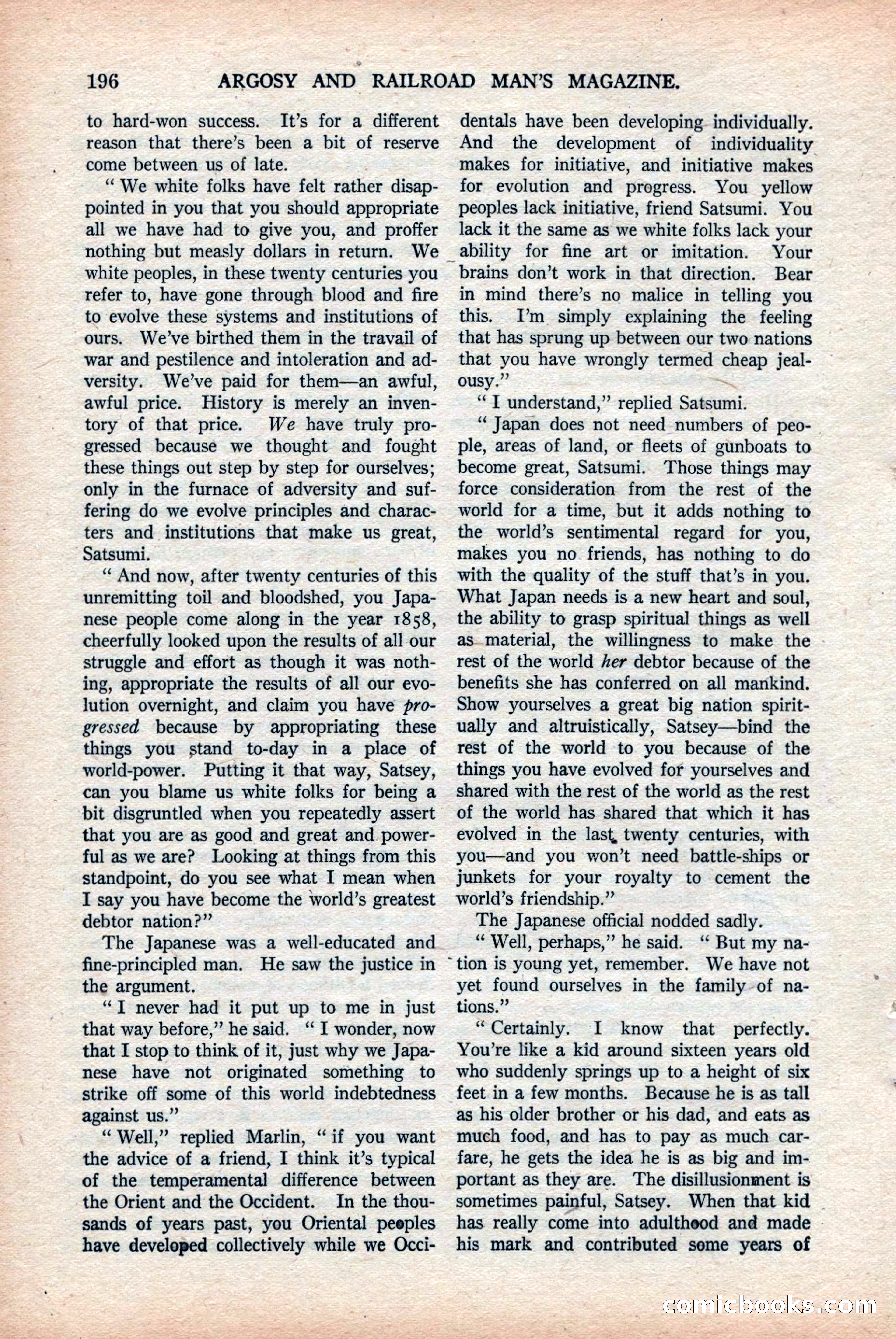 Argosy and Railroad Man's Magazine, Vol. 108 No. 2 — page 30 of 188