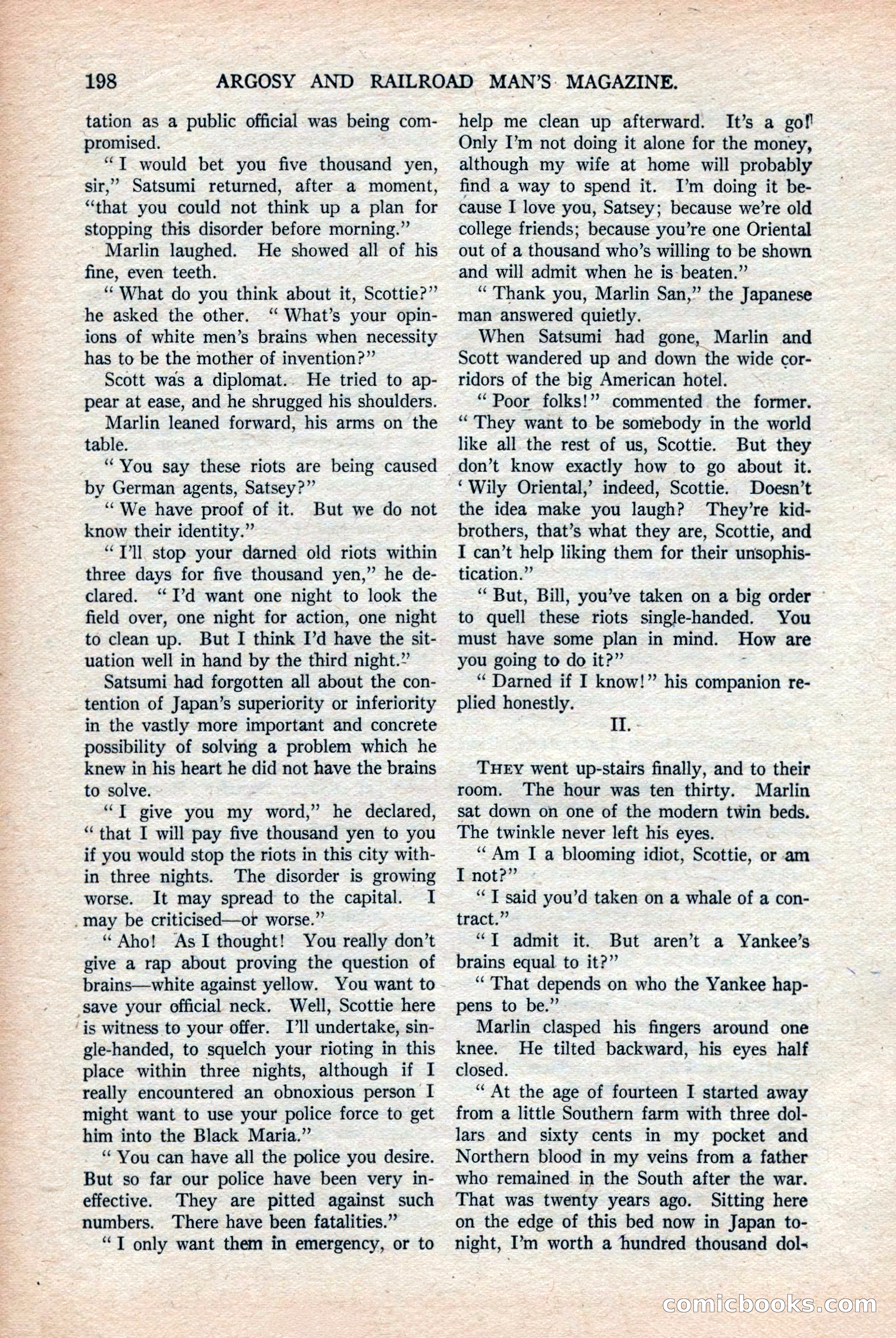 Argosy and Railroad Man's Magazine, Vol. 108 No. 2 — page 32 of 188