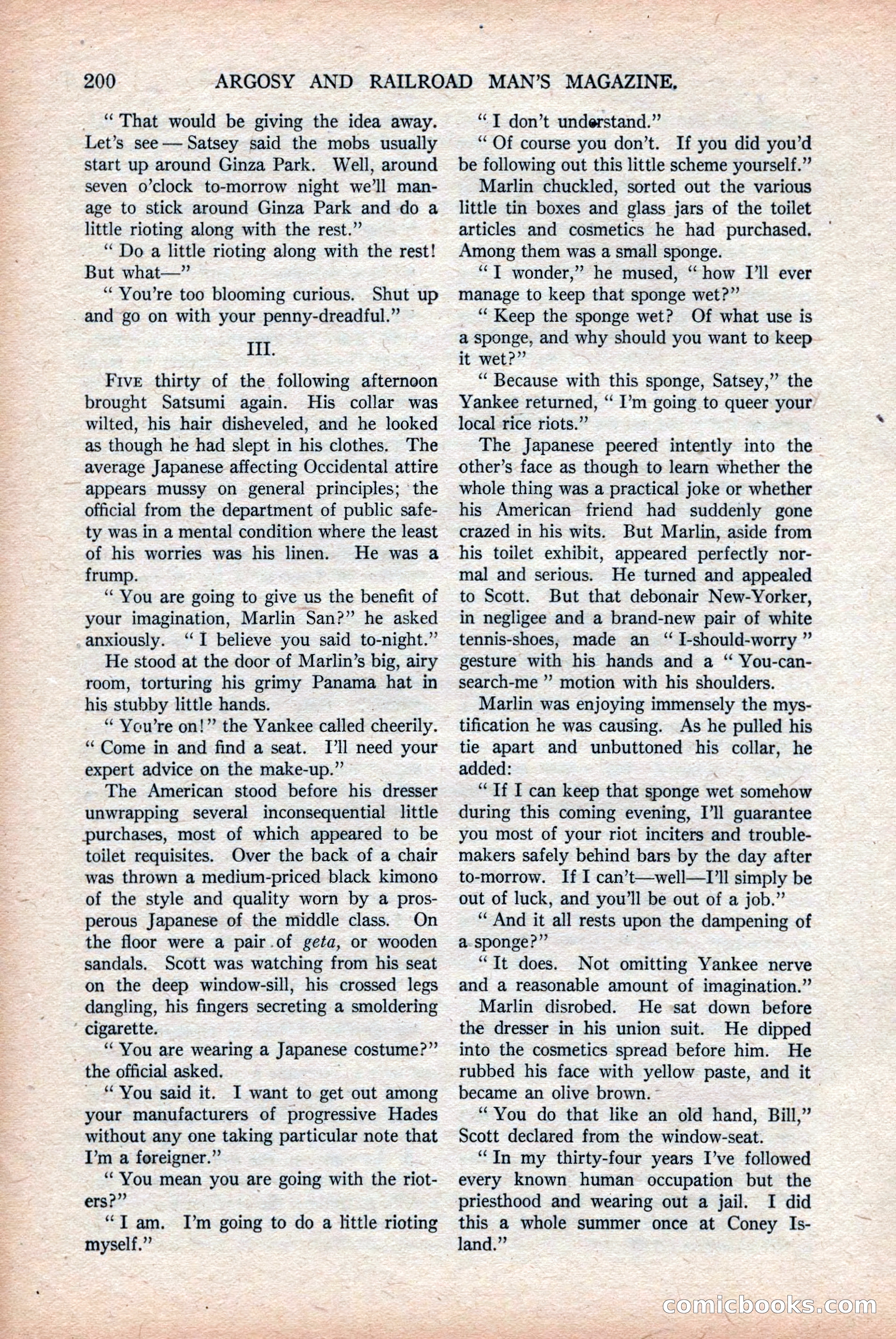 Argosy and Railroad Man's Magazine, Vol. 108 No. 2 — page 34 of 188