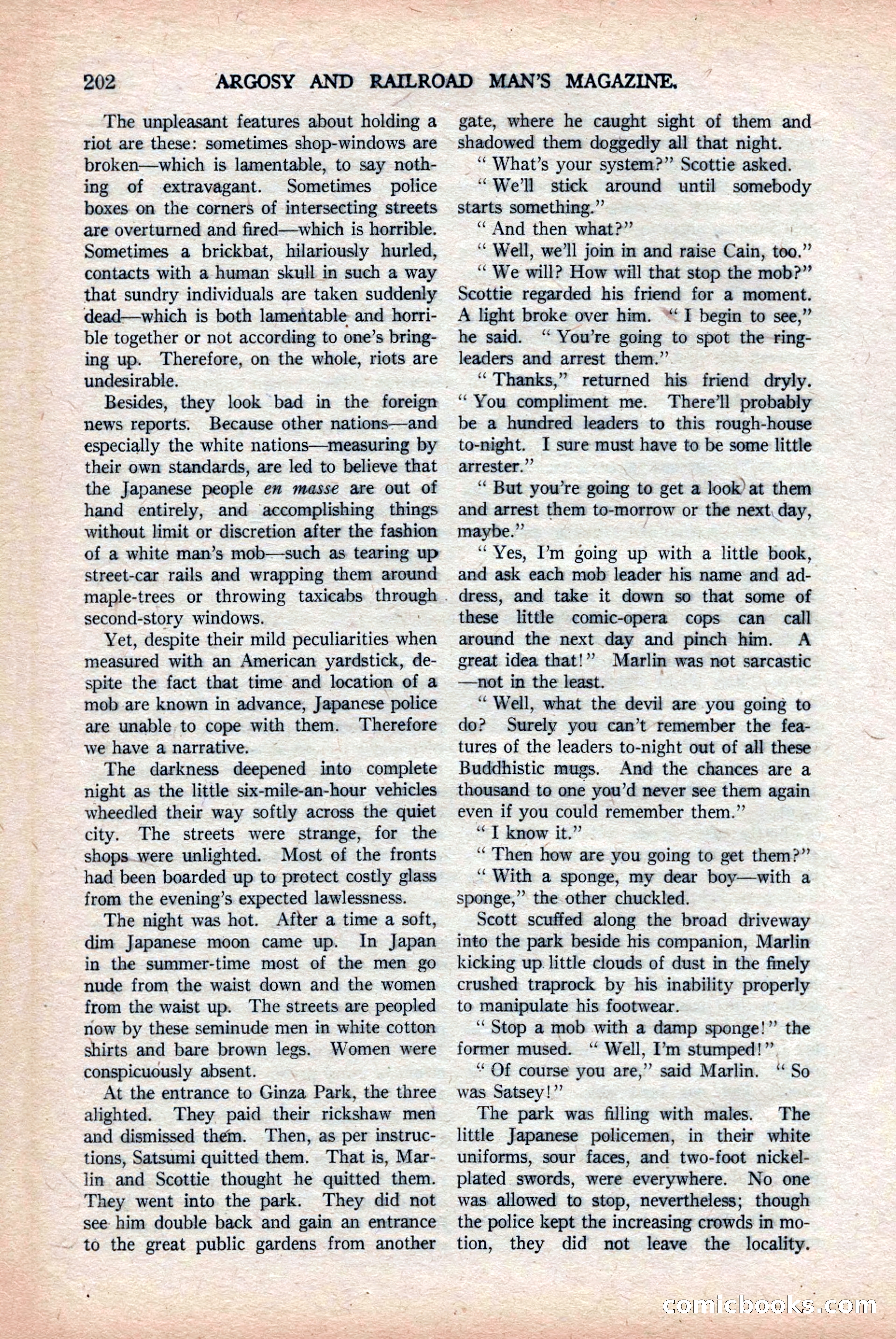 Argosy and Railroad Man's Magazine, Vol. 108 No. 2 — page 36 of 188