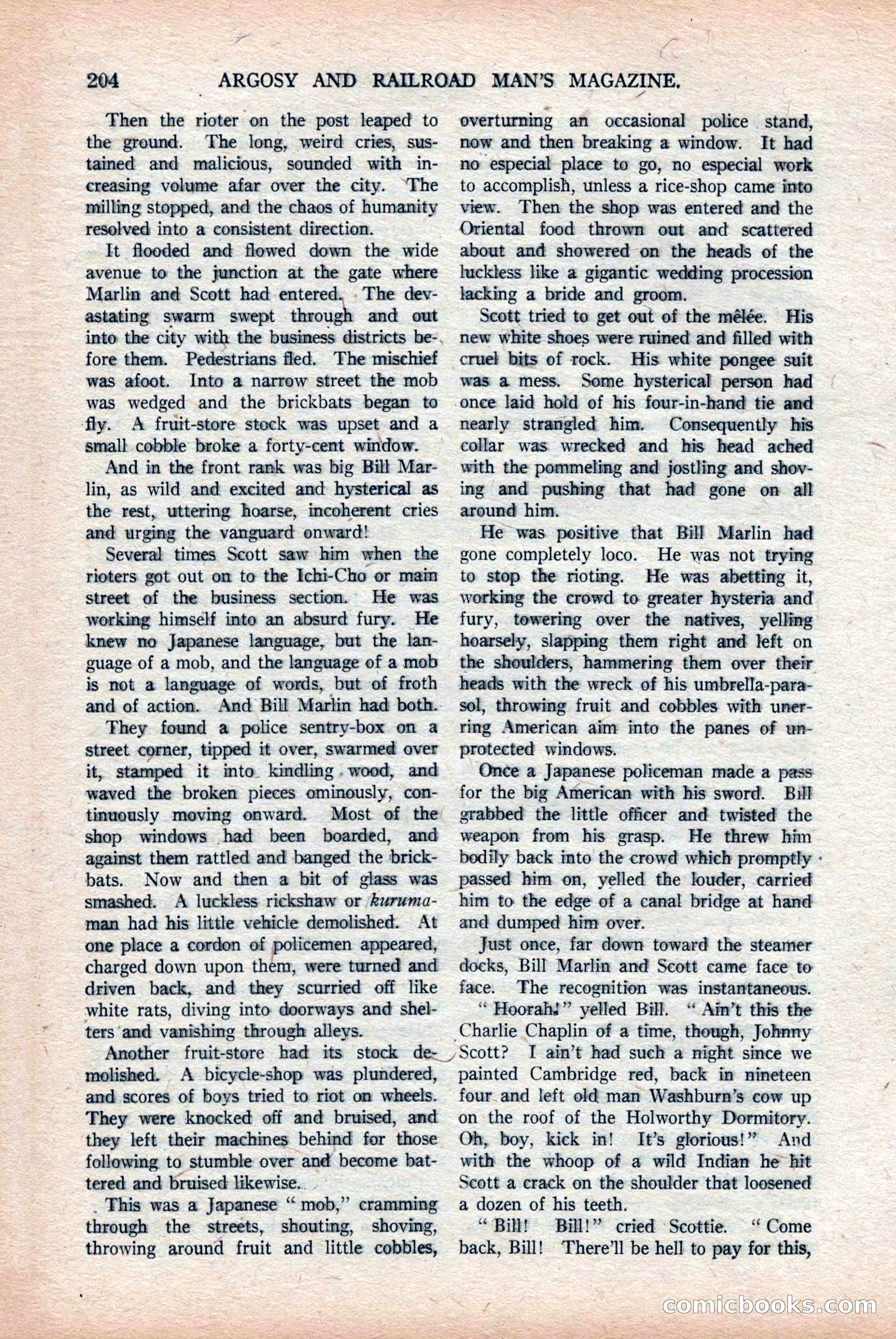 Argosy and Railroad Man's Magazine, Vol. 108 No. 2 — page 38 of 188